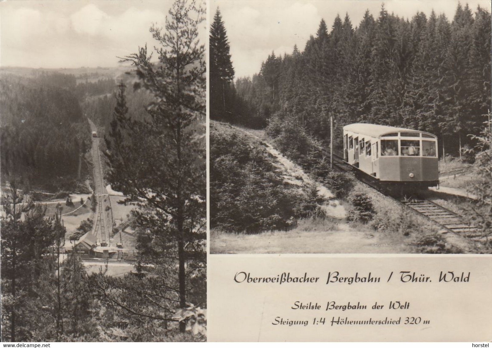 D-98744 Oberweißbach/Thüringer Wald - Eisenbahn - Steilste Bergbahn Der Welt - Autorail - Oberweissbach