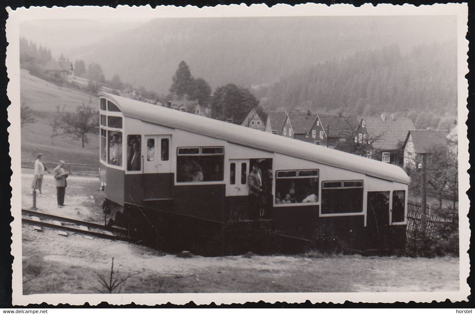 D-98744 Oberweißbach/Thüringer Wald - Eisenbahn - Oberweißbacher Bergbahn - Train ( Echt Foto Handabzug ) - Oberweissbach