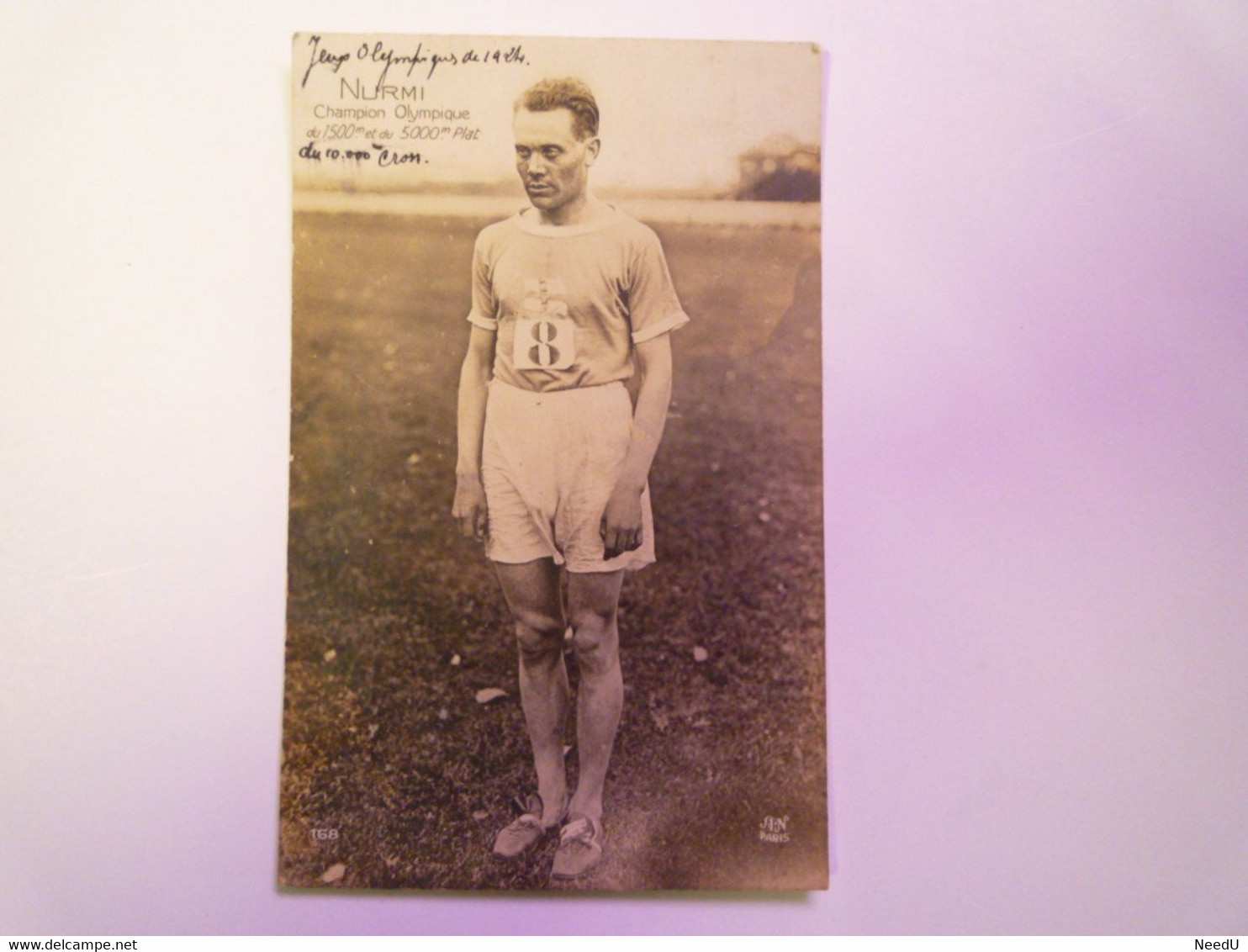 GP 2021 - 122  Carte Photo De NURMI  Champion Olympique  1924   XXXX - Finland