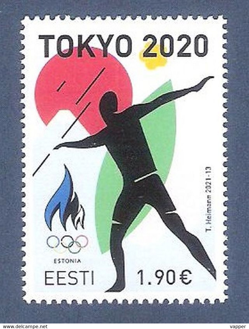 Summer Olympic Tokyo 2021 Estonia MNH Stamp  Mi 1015 - Zomer 2020: Tokio