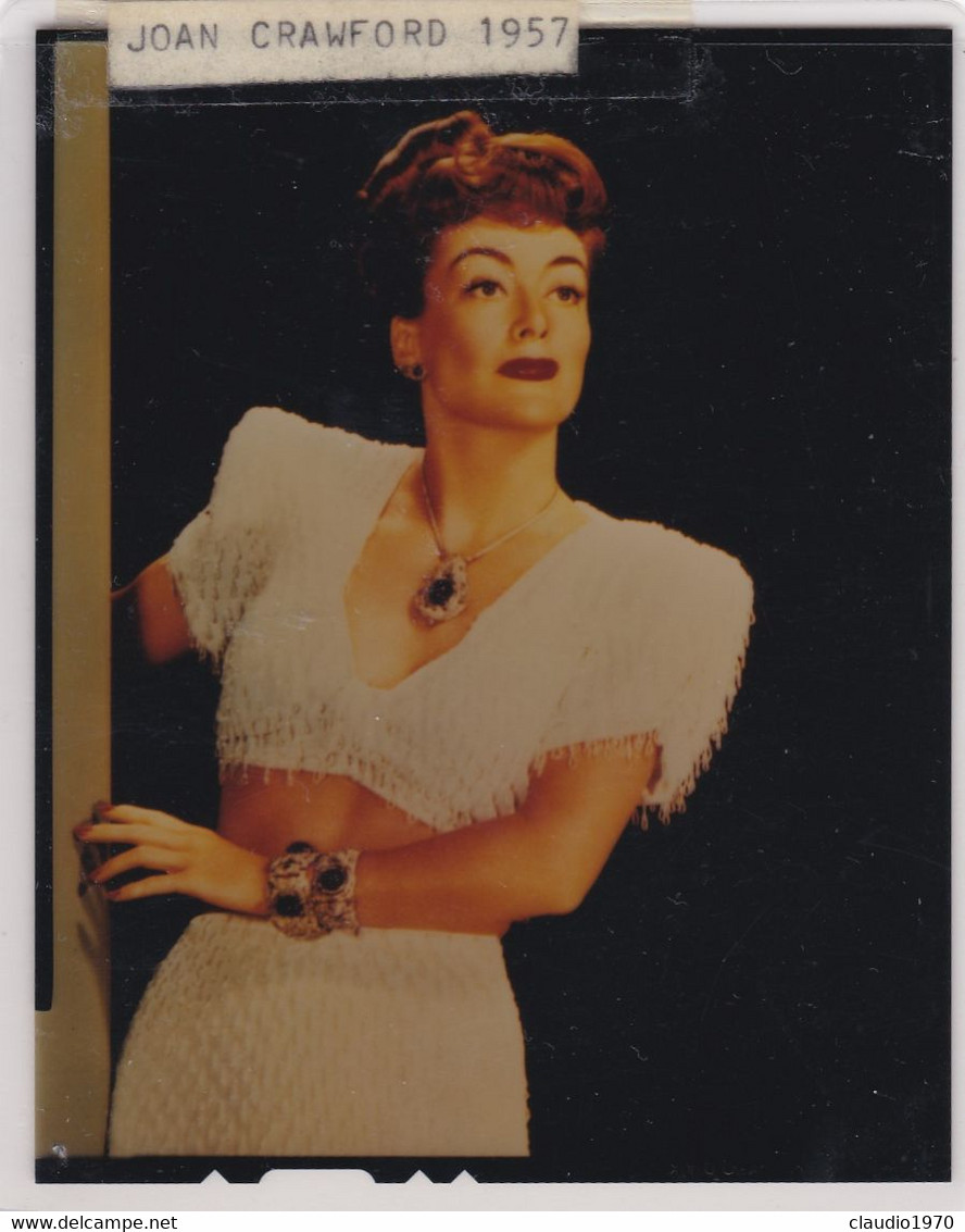 JOAN CRAWFORD - ATTRICE - DIAPOSITIVE - Diapositives (slides)