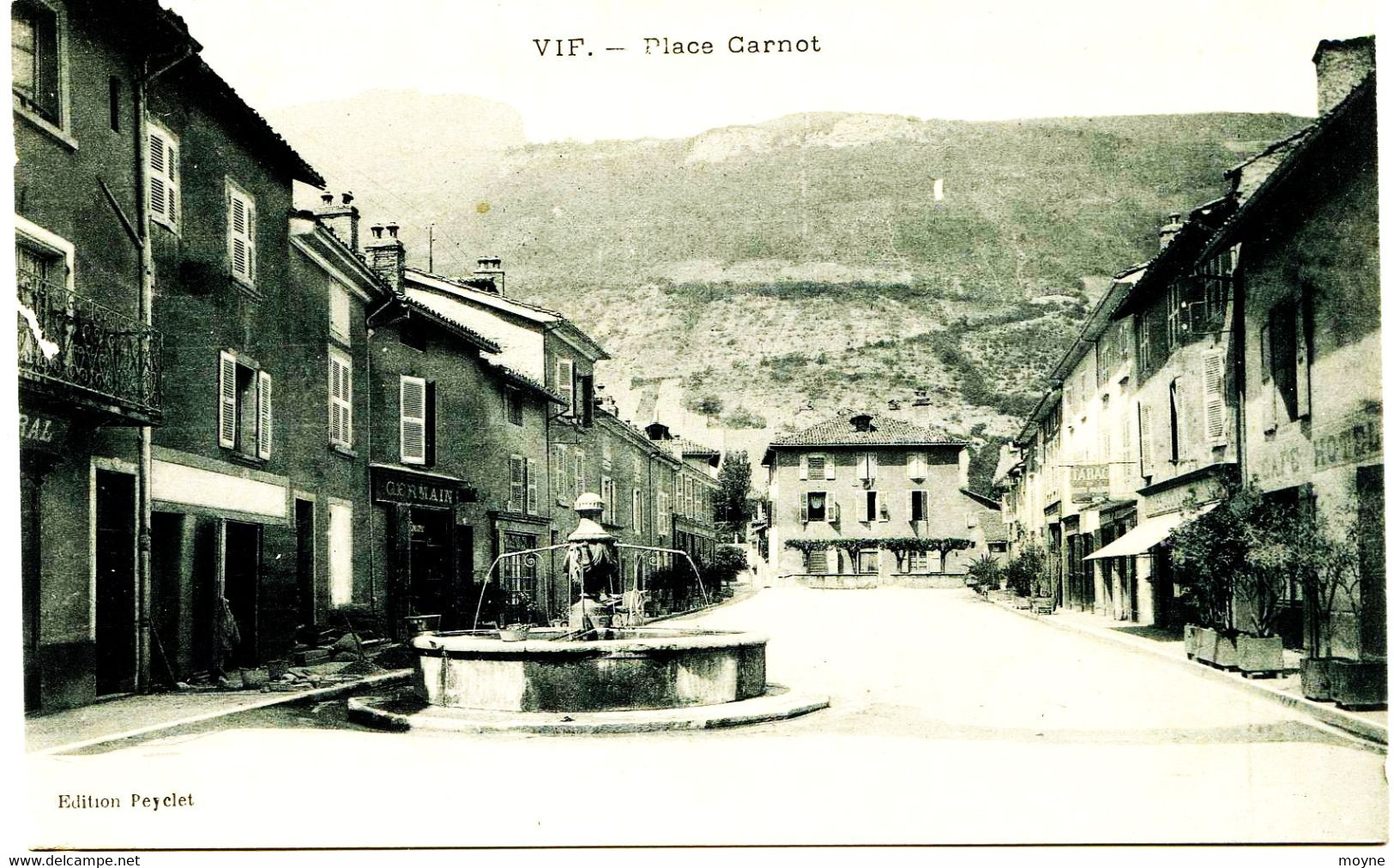 7452 - Isére - VIF  :  LA PLACE  CARNOT ,   -  Circulée En 1911 - - Vif