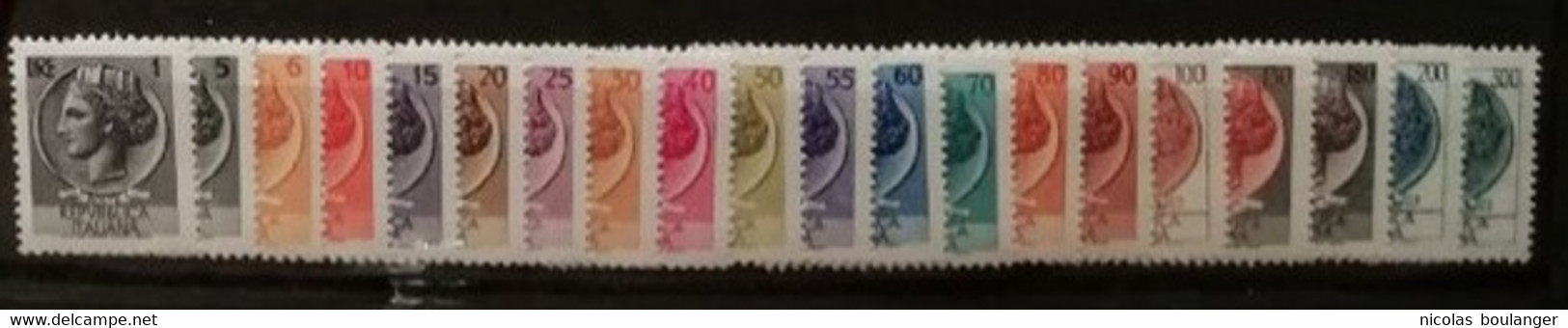 Italie 1968-72 / Yvert N°993-1009A / ** - 1961-70: Mint/hinged