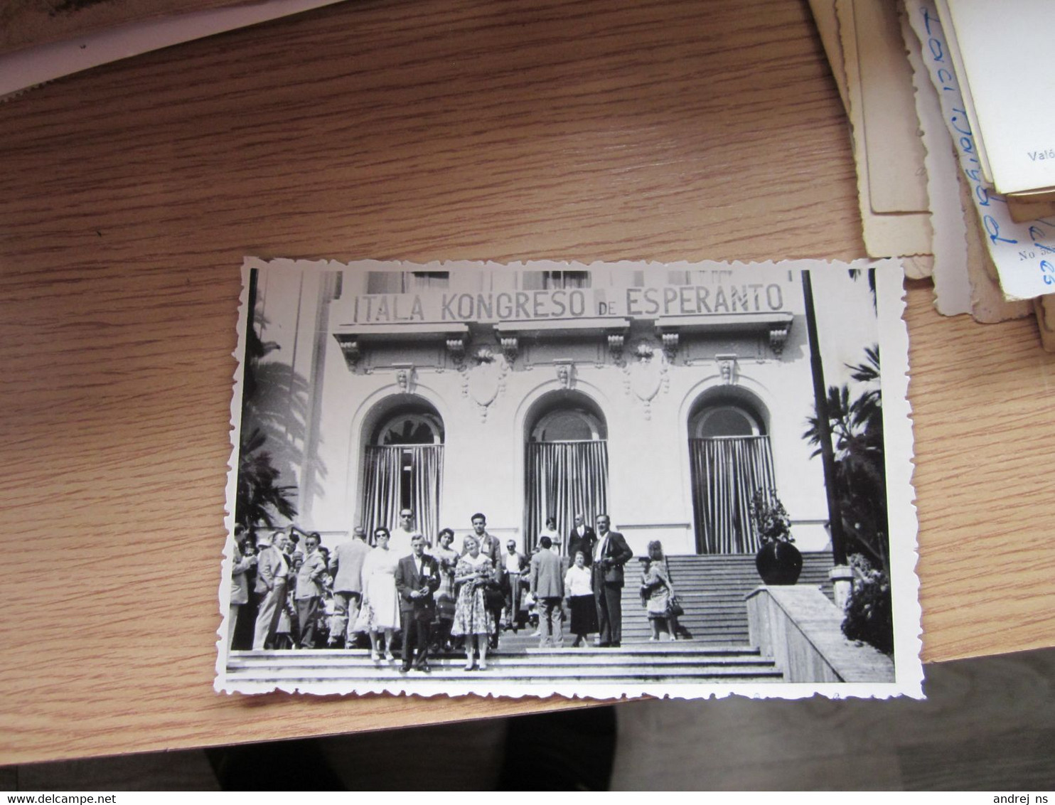 Italia Kongreso De Esperanto Old Photo Postcards - Esperanto