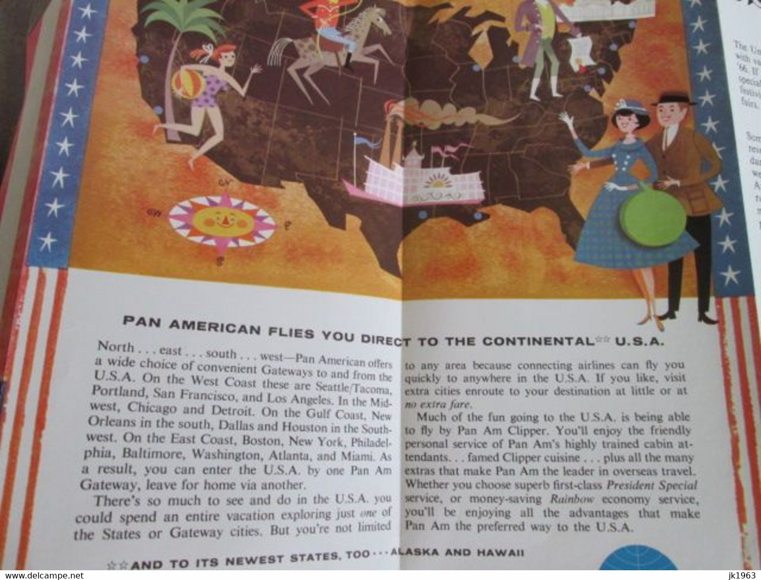 DISCOVER AMERICA AND SEE, FESTIVAL USA 1966, PAN AMERICAN, TIME TABLE AND FLIGHT MAP IN CITIES - Timetables