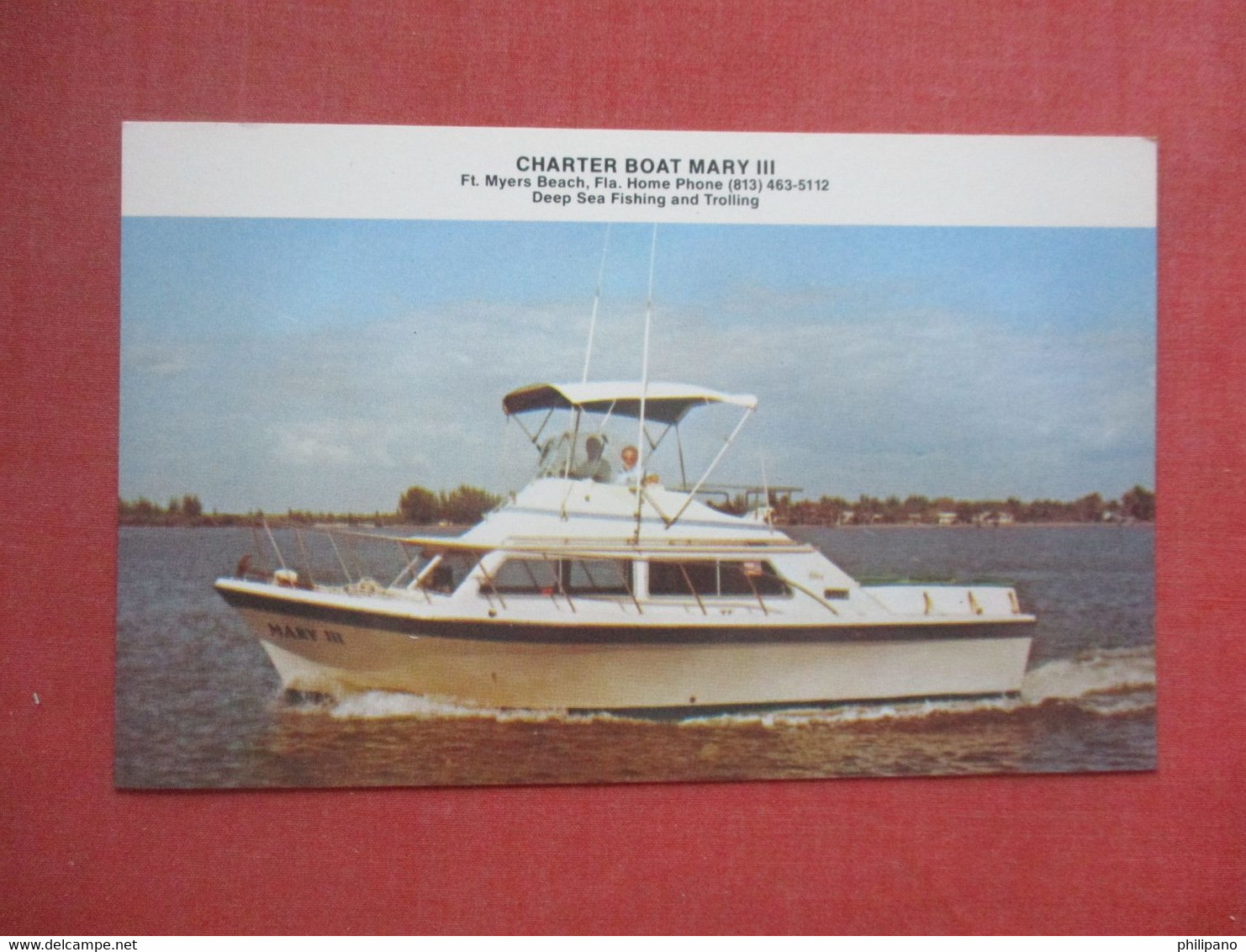 Charter Boat Mary III    Fort Myers  Florida  Ref  4943 - Fort Myers