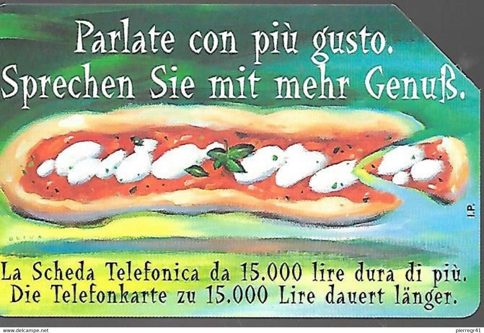 CARTE -ITALIE-Serie Pubblishe Figurate AA-Catalogue Golden-5000L/30/06/2000-N°66-Ces-PIZZA-TBE- - Öff. Vorläufer