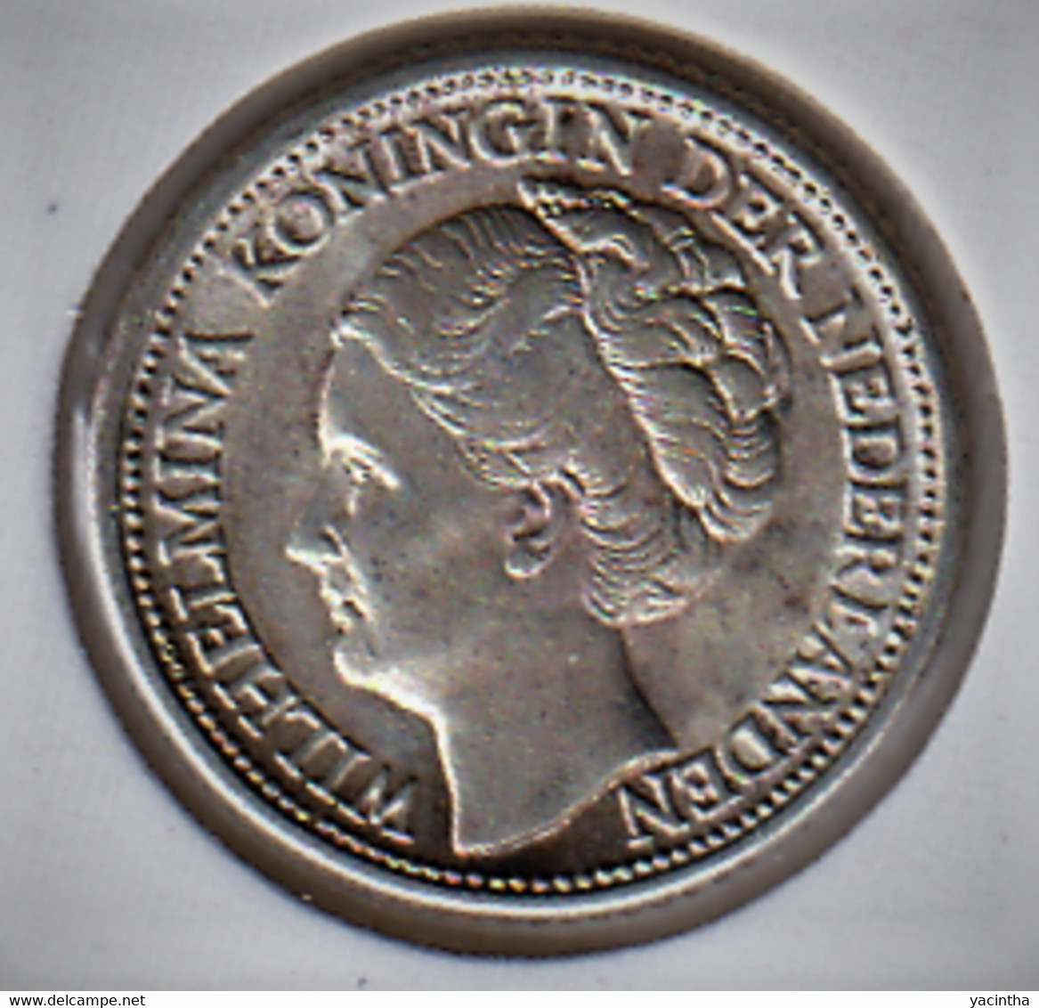 @Y@    Nederland  25 Cent   Wilhelmina 1944        (5228) - 2.5 Centavos