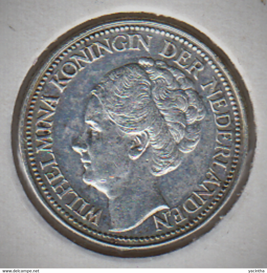 @Y@    Nederland  25 Cent   Wilhelmina 1941        (5230)   Prachtig - 2.5 Cent