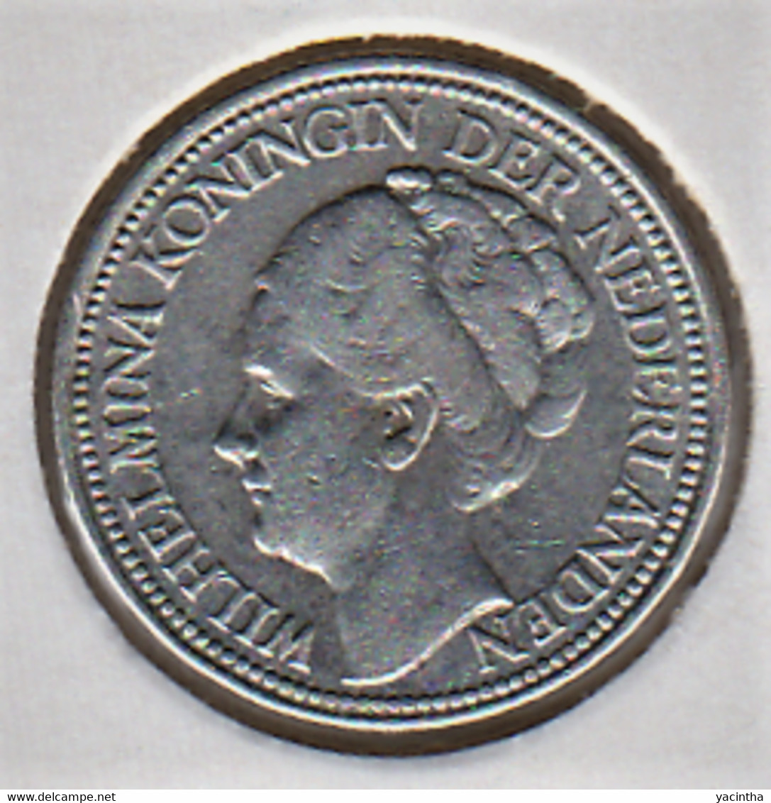 @Y@    Nederland  25 Cent   Wilhelmina 1928       (5231)   XF - 2.5 Cent