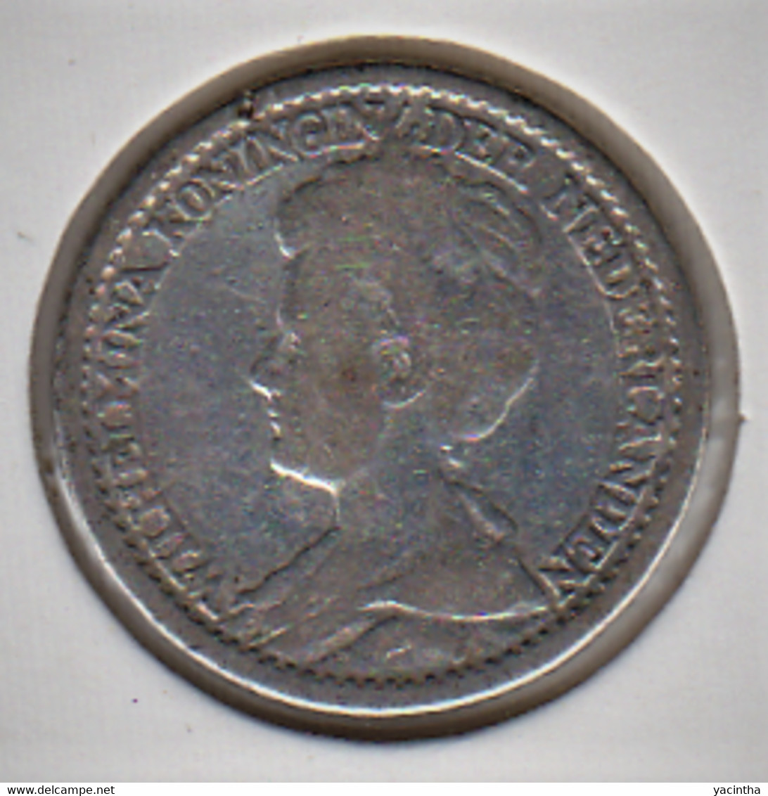 @Y@    Nederland  25 Cent   Wilhelmina 1913       (5238) - 2.5 Centavos