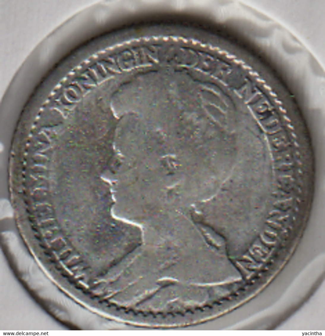 @Y@    Nederland  25 Cent   Wilhelmina 1911       (5240) - 2.5 Cent