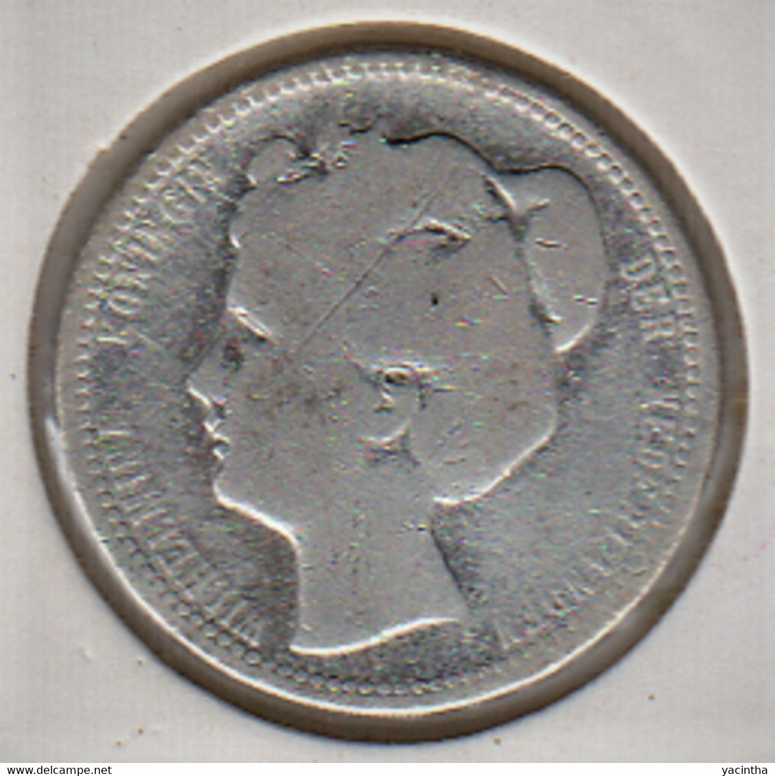 @Y@    Nederland  25 Cent   Wilhelmina 1904       (5242) - 2.5 Centavos