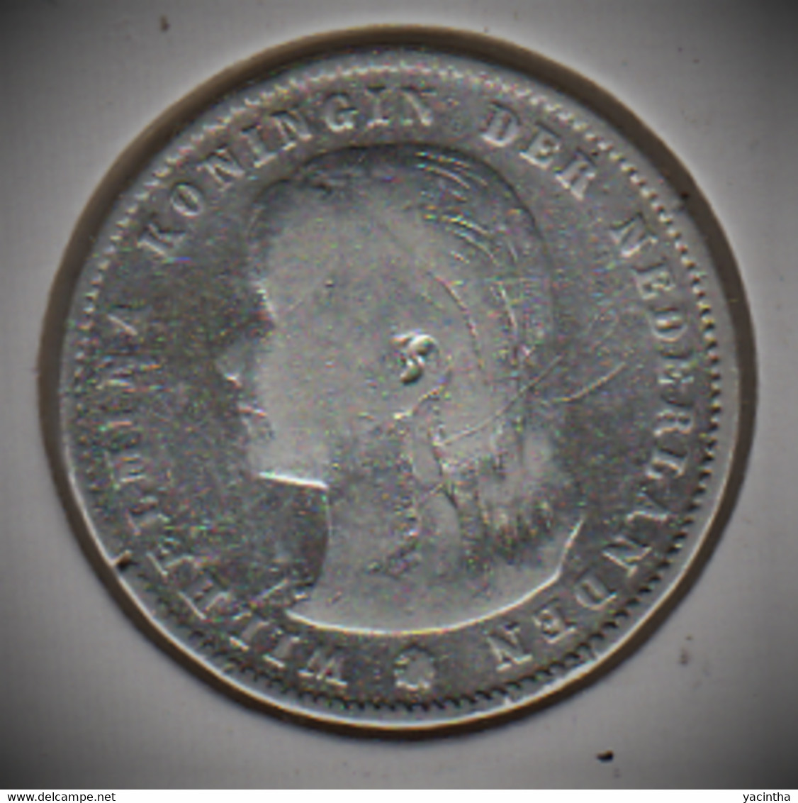 @Y@    Nederland  25 Cent   Wilhelmina 1897       (5243) - 2.5 Cent