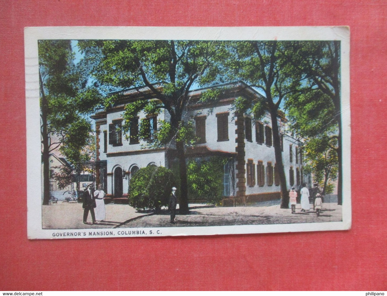 Governors Mansion  Has Crease    Columbia  South Carolina     Ref  4944 - Columbia