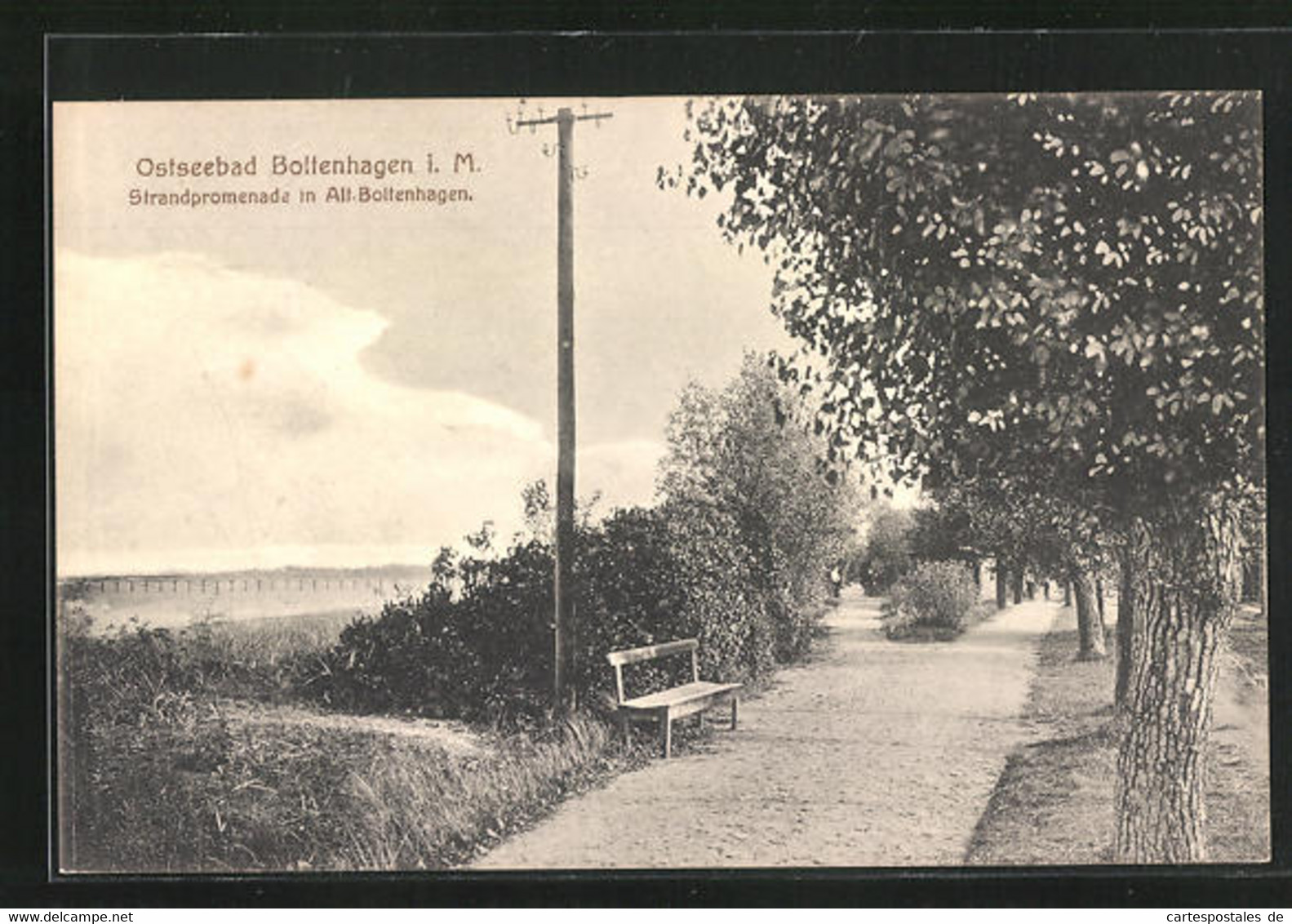 AK Boltenhagen I.M., Strandpromenade - Boltenhagen