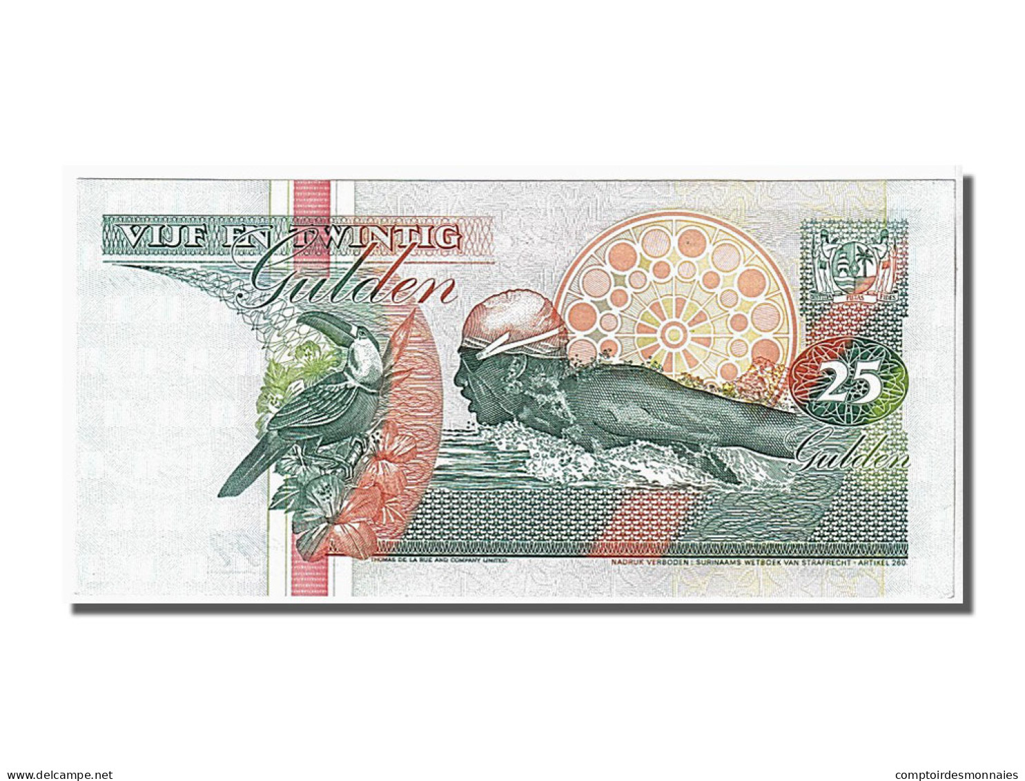 Billet, Suriname, 25 Gulden, 1996, 1996-12-01, NEUF - Surinam