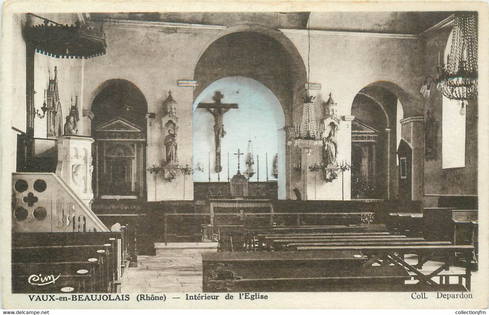 CPA FRANCE 69 "Vaux En Velin, Intérieur De L'Eglise" - Vaux-en-Velin