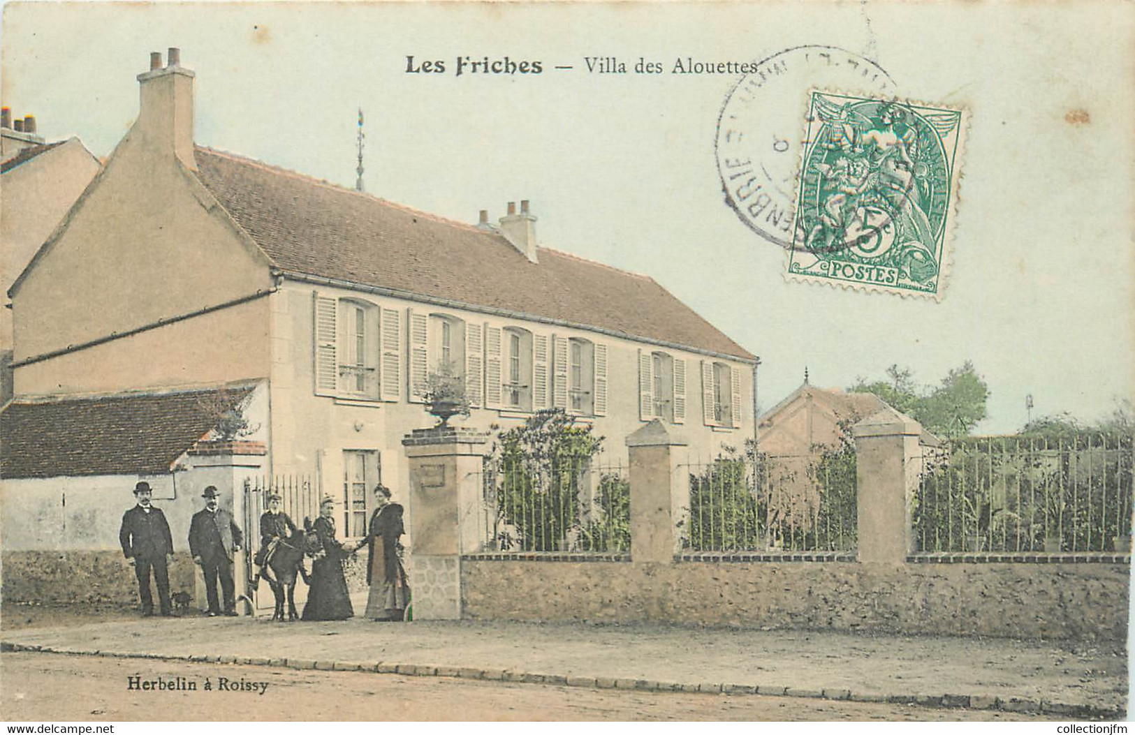 CPA FRANCE 77 "Les Friches, Roissy En Brie, Villa Les Alouettes" - Roissy En Brie