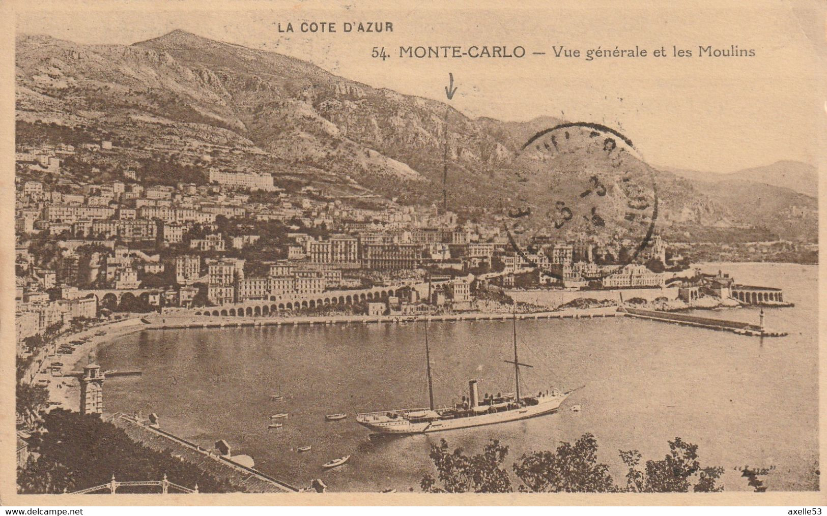 Monaco  (4344) Monté Carlo - Vue Généraie Et Les Moulins - Teatro D'opera