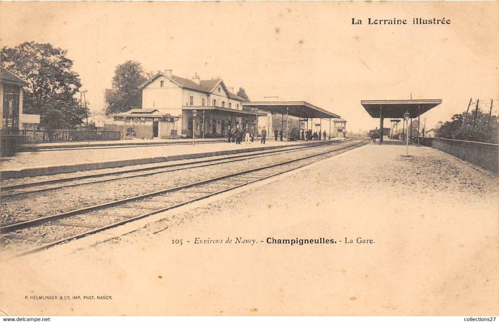 54-CHAMPIGNEULLES- LA GARE- ENVIRONS DE NANCY - Maxeville