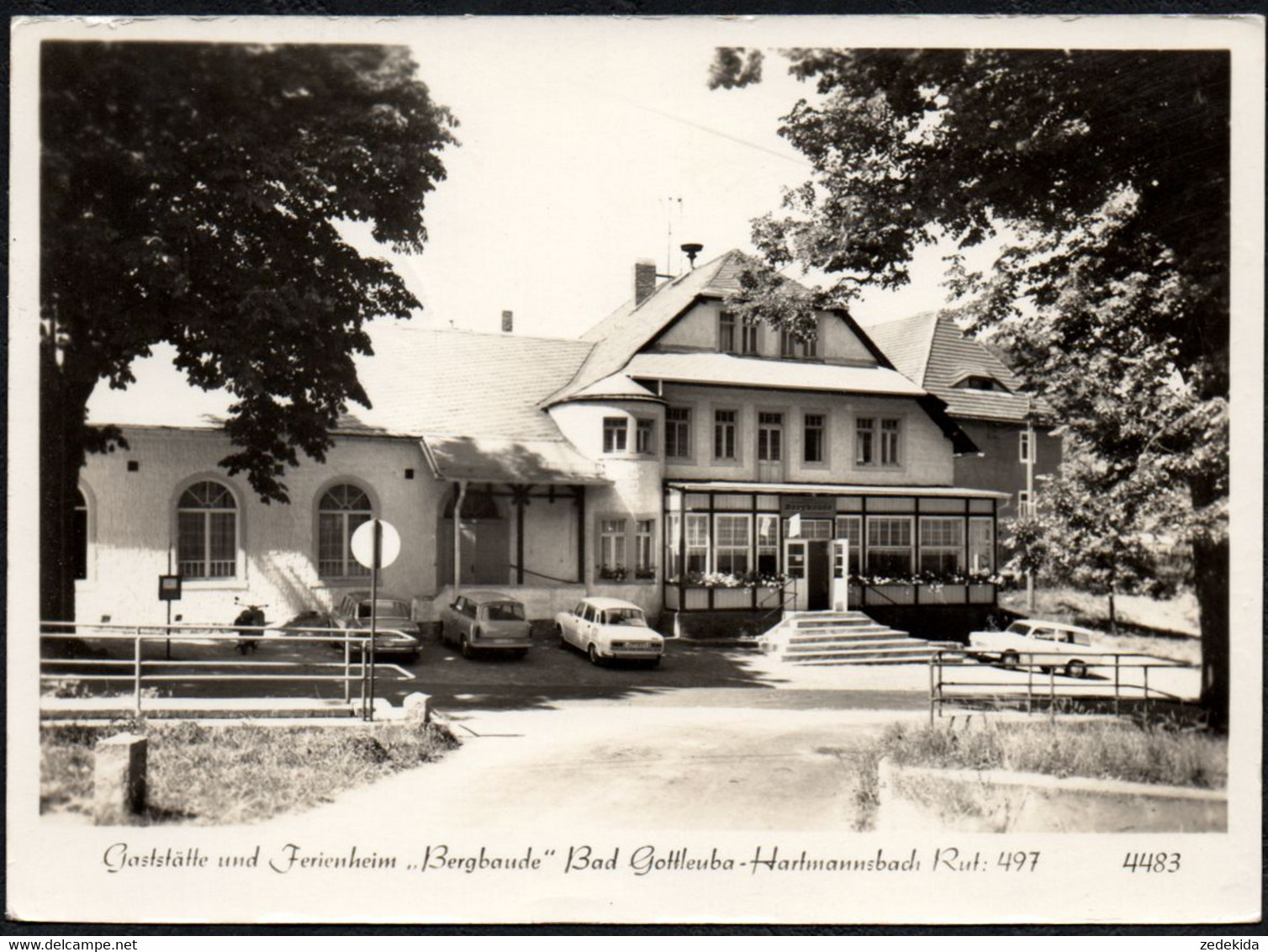 F2153 - Bad Gottleuba Hartmannsbach - Ferienheim Gaststätte Bergbaude - Foto Hering - Bad Gottleuba-Berggiesshuebel