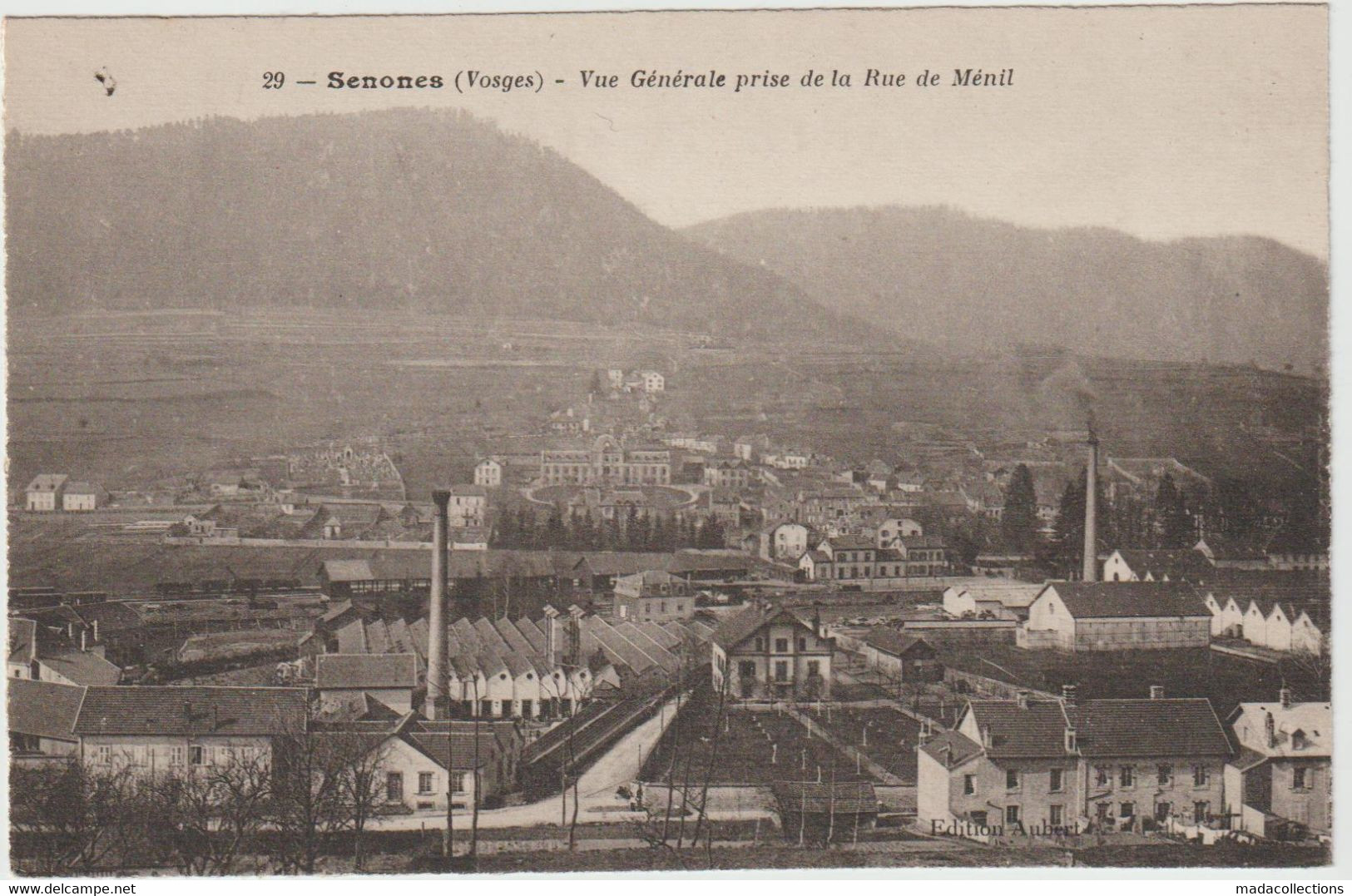 Senones (88 - Vosges) Vue Générale Prise De La Rue De Ménil - Senones