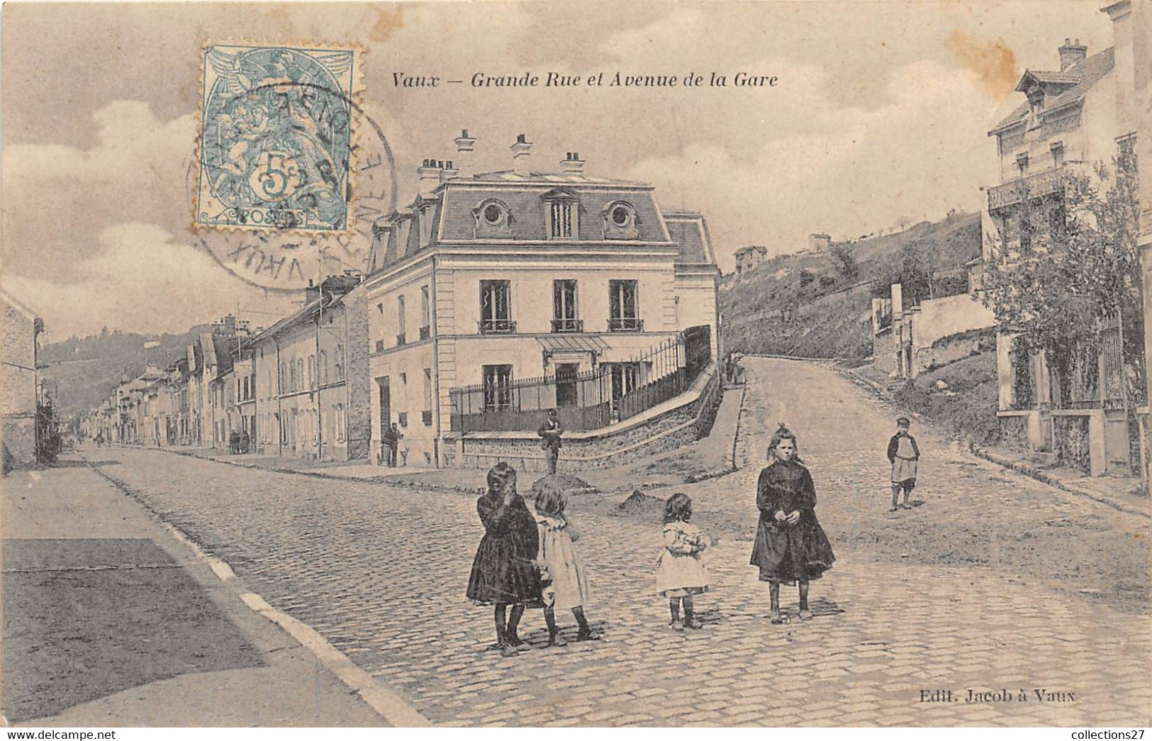 78-VAUX-GRANDE RUE ET AVENUE DE LA GARE - Vaux De Cernay