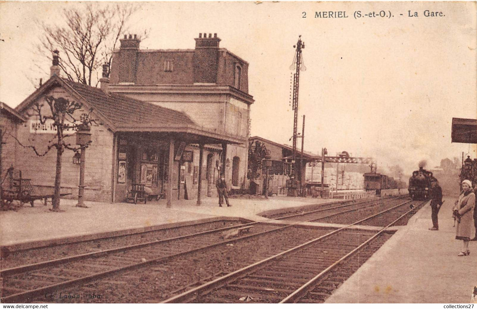 95-MERIEL- LA GARE - Meriel