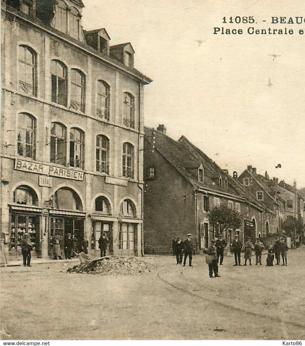 Beaucourt * Débit De Tabac Tabacs BAZAR PARISIEN , Place Centrale Et Rue De St Dizier - Beaucourt