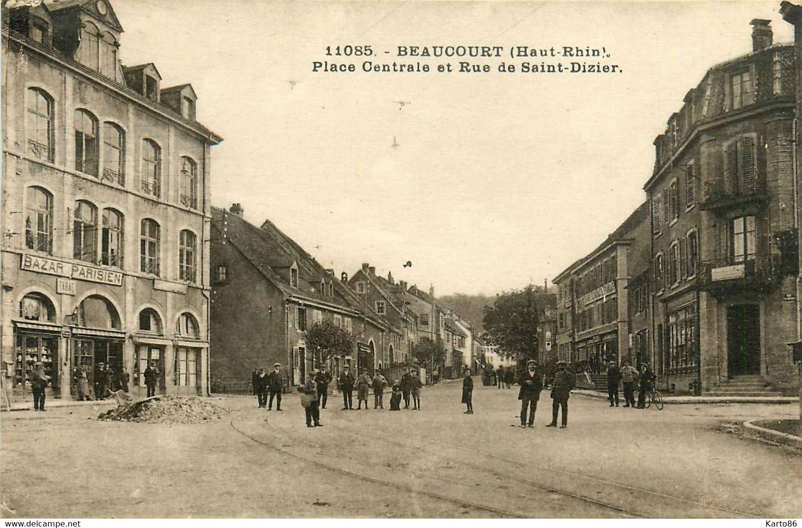 Beaucourt * Débit De Tabac Tabacs BAZAR PARISIEN , Place Centrale Et Rue De St Dizier - Beaucourt