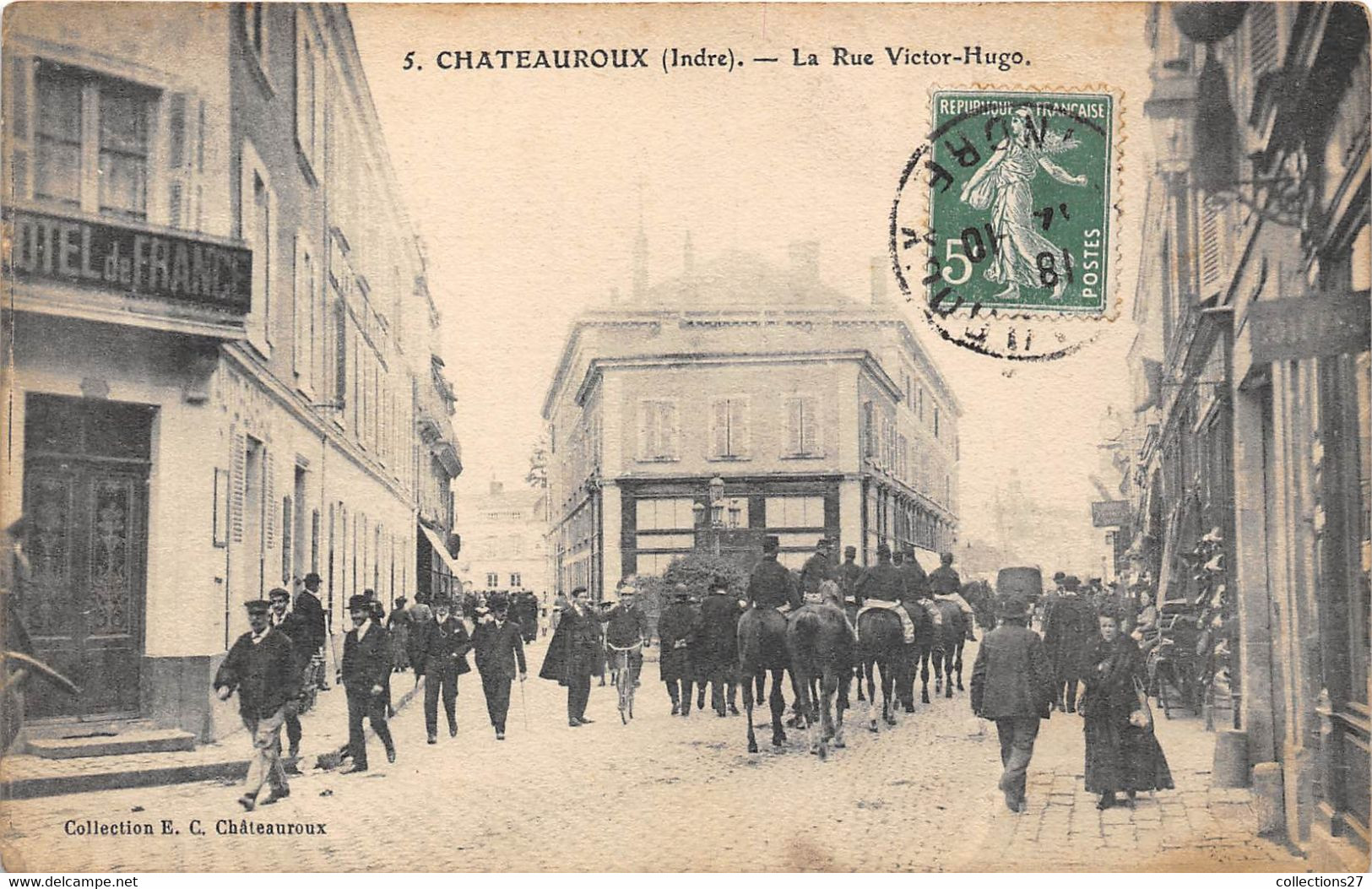 36-CHATEAUROUX- LA RUE VICTOR-HUGO - Chateauroux