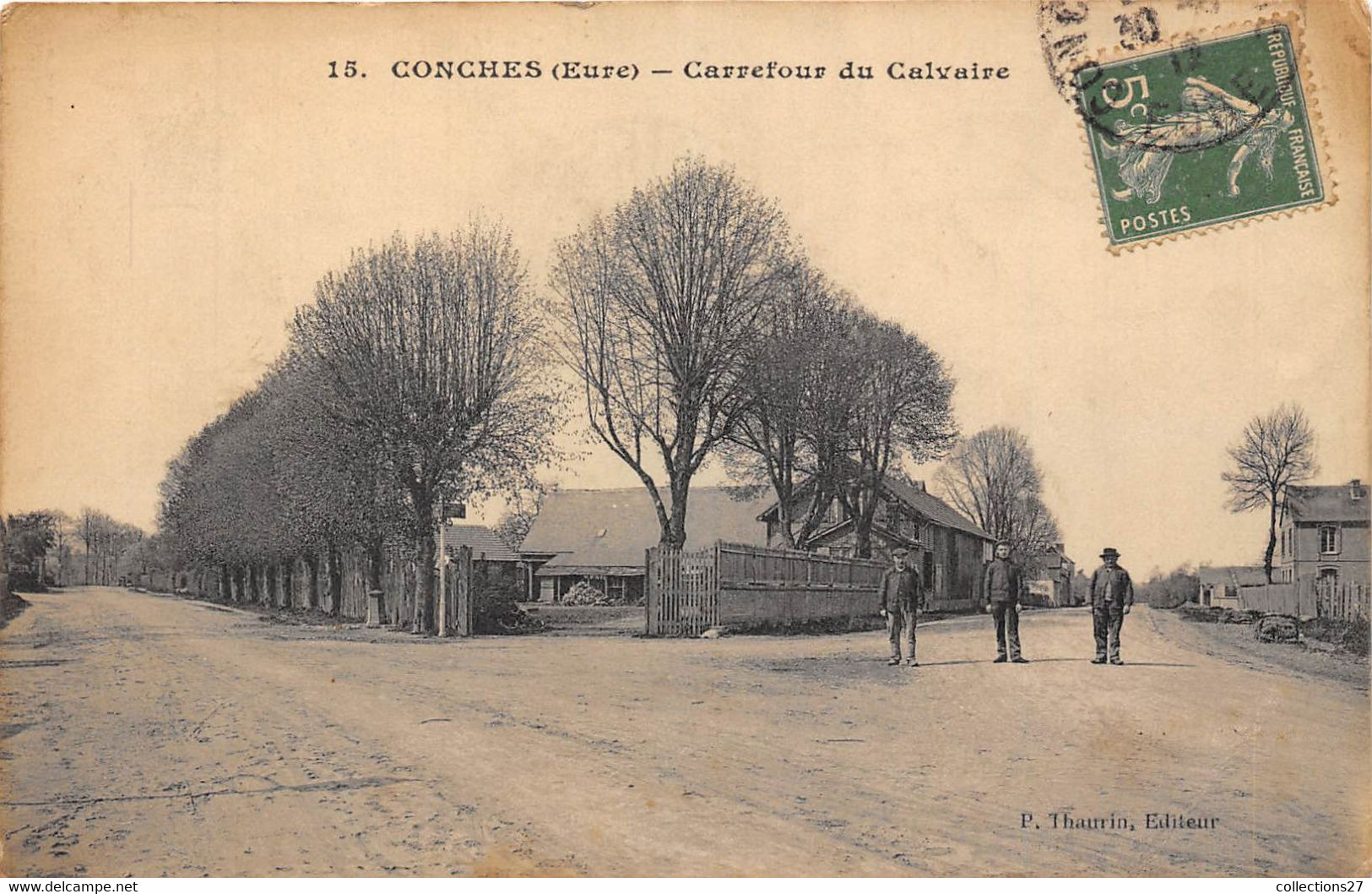 27-CONCHE- CARREFOUR DU CALVAIRE - Conches-en-Ouche