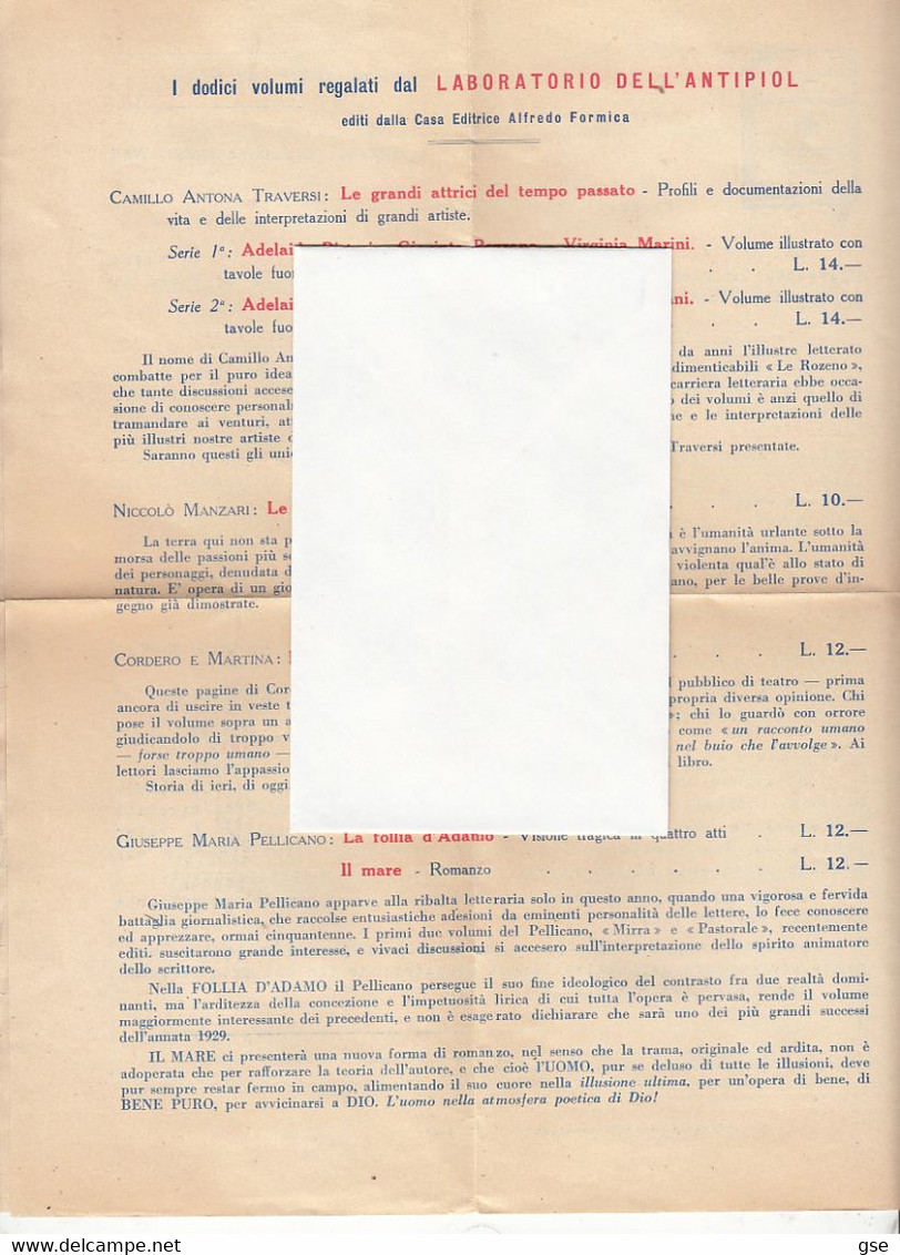 ITALIA 1929 - Casa Editrice "ALFREDO FORMICA - Torino"" - Lettera Per Aquila-.- - Société, Politique, économie
