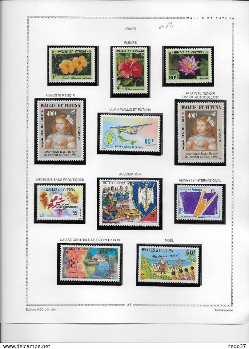 Wallis Et Futuna - Collection Vendue Page Par Page - Neufs ** Sans Charnière - TB - Neufs