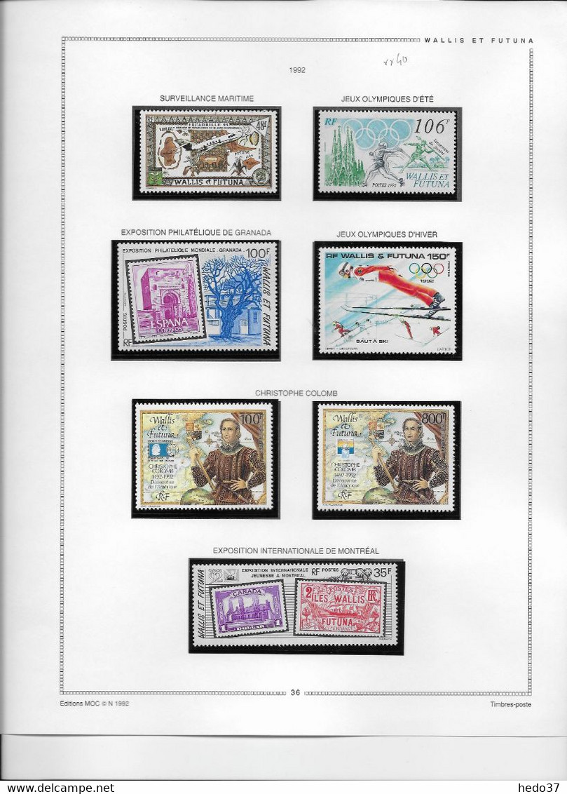 Wallis Et Futuna - Collection Vendue Page Par Page - Neufs ** Sans Charnière - TB - Unused Stamps