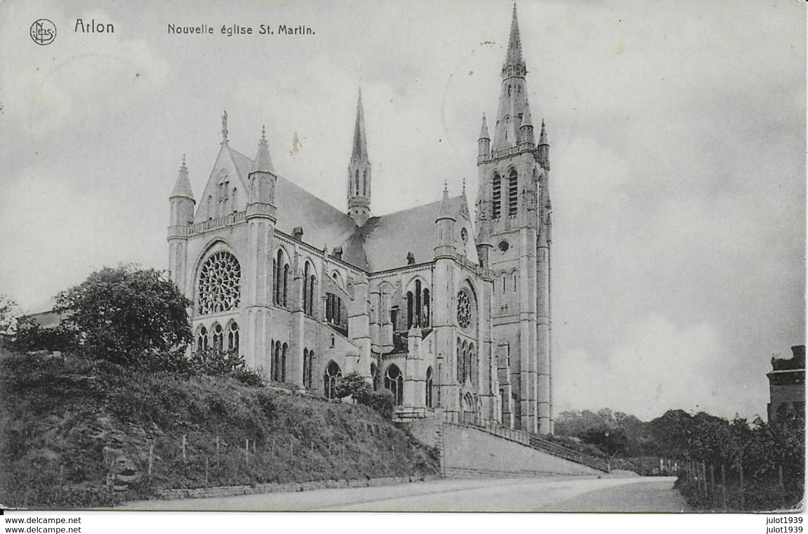 ARLON ..-- Nouvelle Eglise . 1912 Vers SCHAERBEEK ( Mr Mme MOUTARDE ) . Voir Verso . - Aarlen