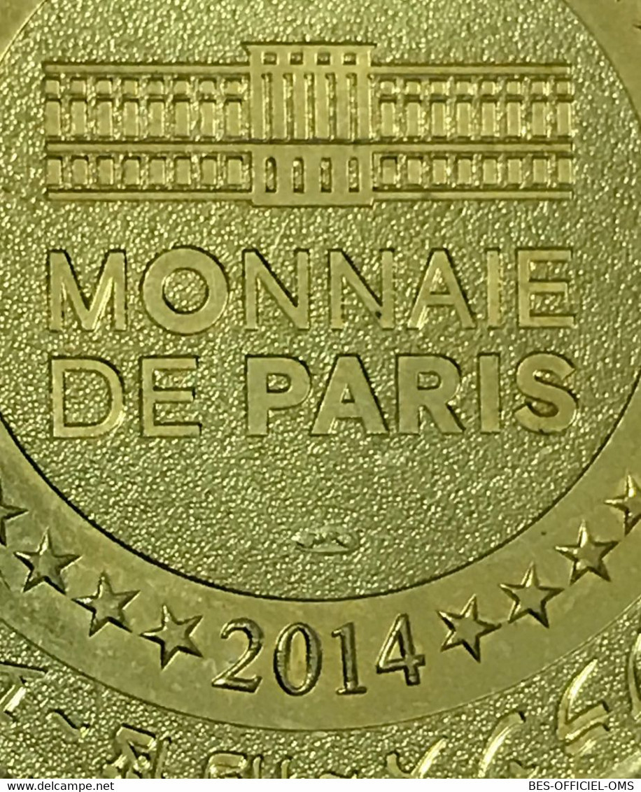 77 DISNEYLAND MINNIE LE CAROUSEL DISNEY MDP 2014 MÉDAILLE SOUVENIR MONNAIE DE PARIS JETON TOURISTIQUE MEDALS COIN TOKENS - 2014