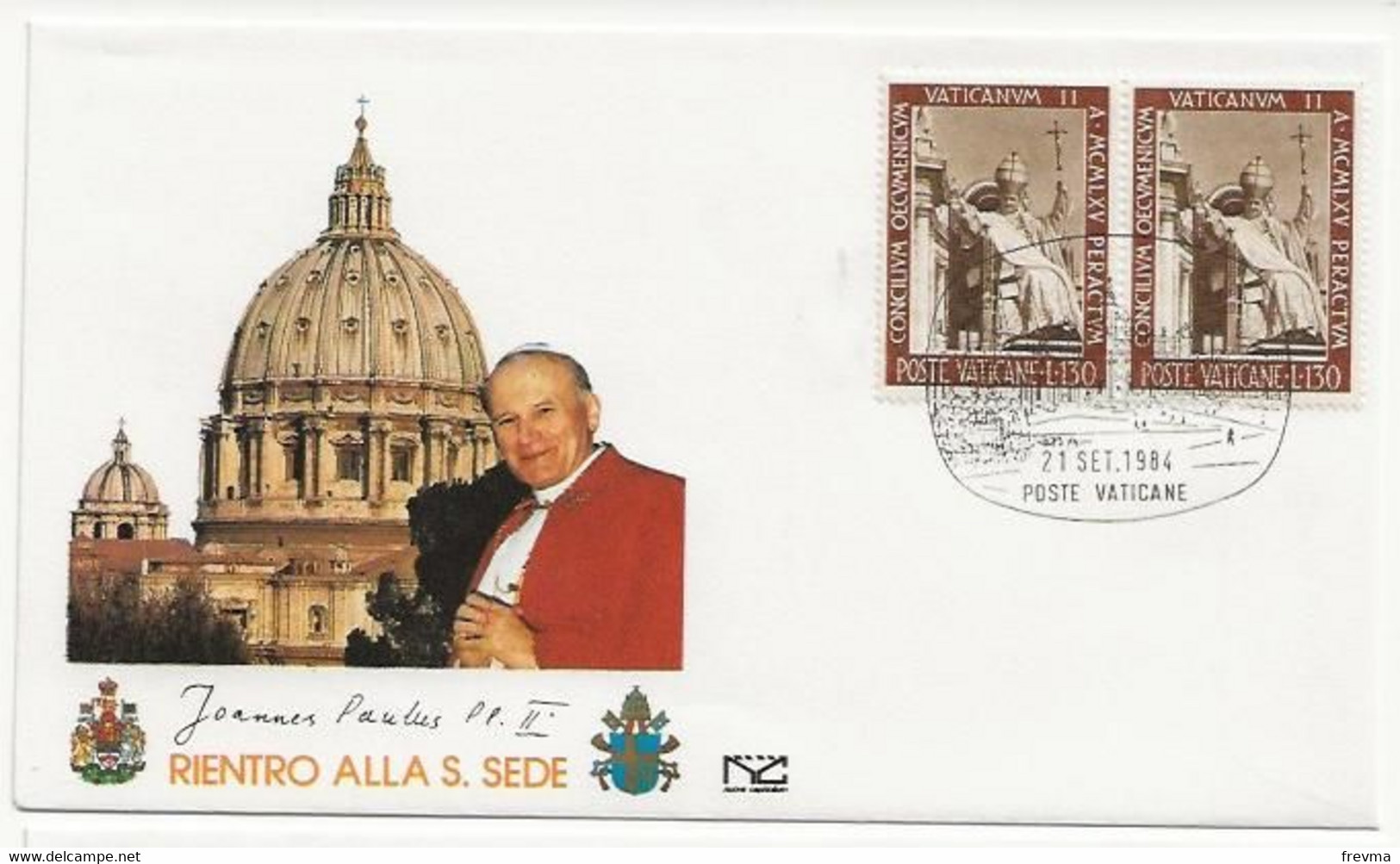 Lettre Vatican Le Pape - Máquinas Franqueo (EMA)