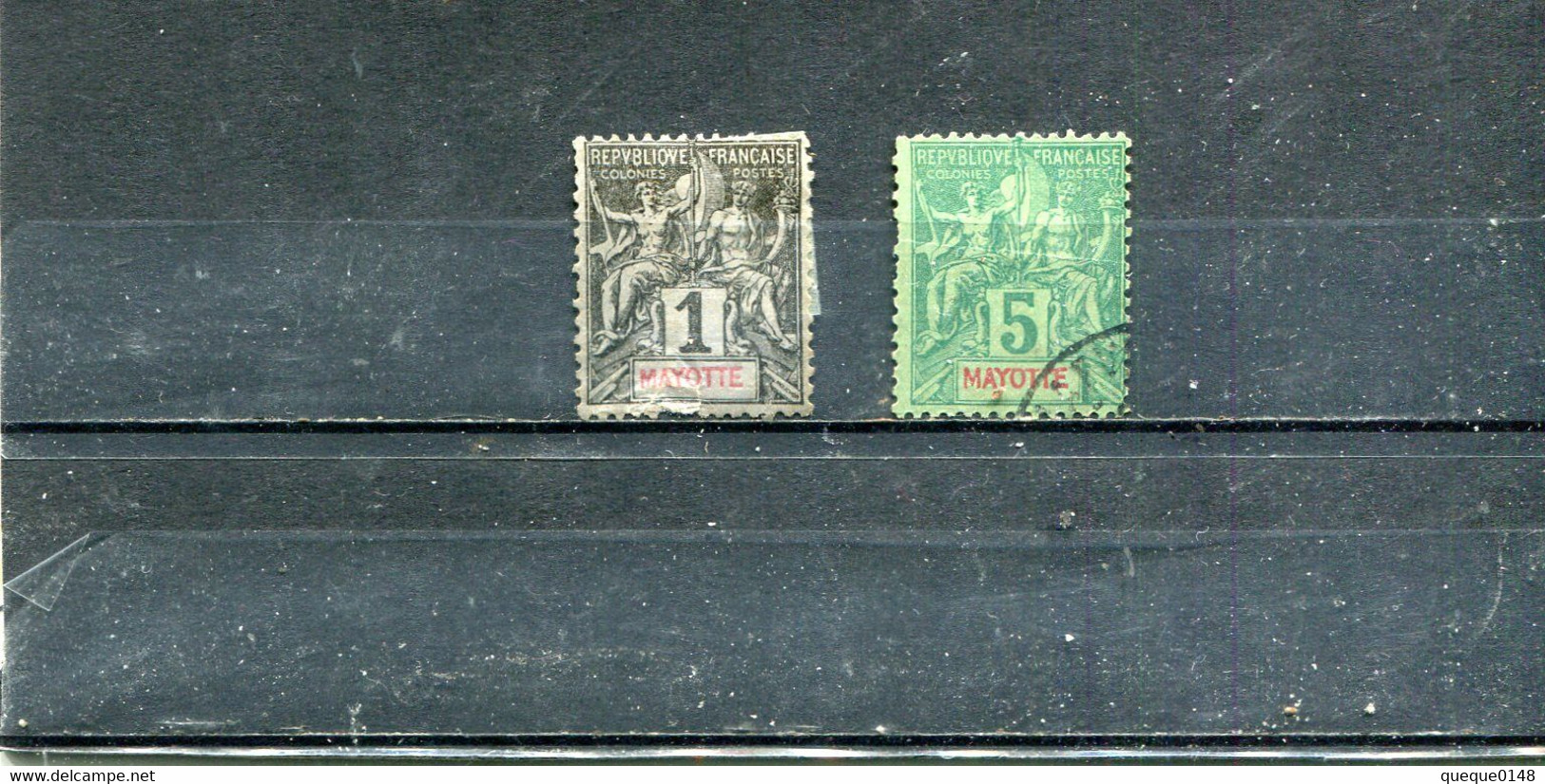 Mayotte 1892-99 Yt 1 4 - Usati