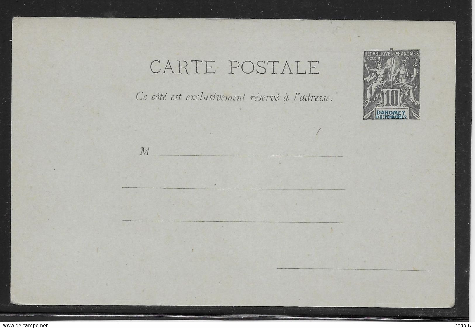 Dahomey - Entiers Postaux Acep CP 1 - TB - Covers & Documents