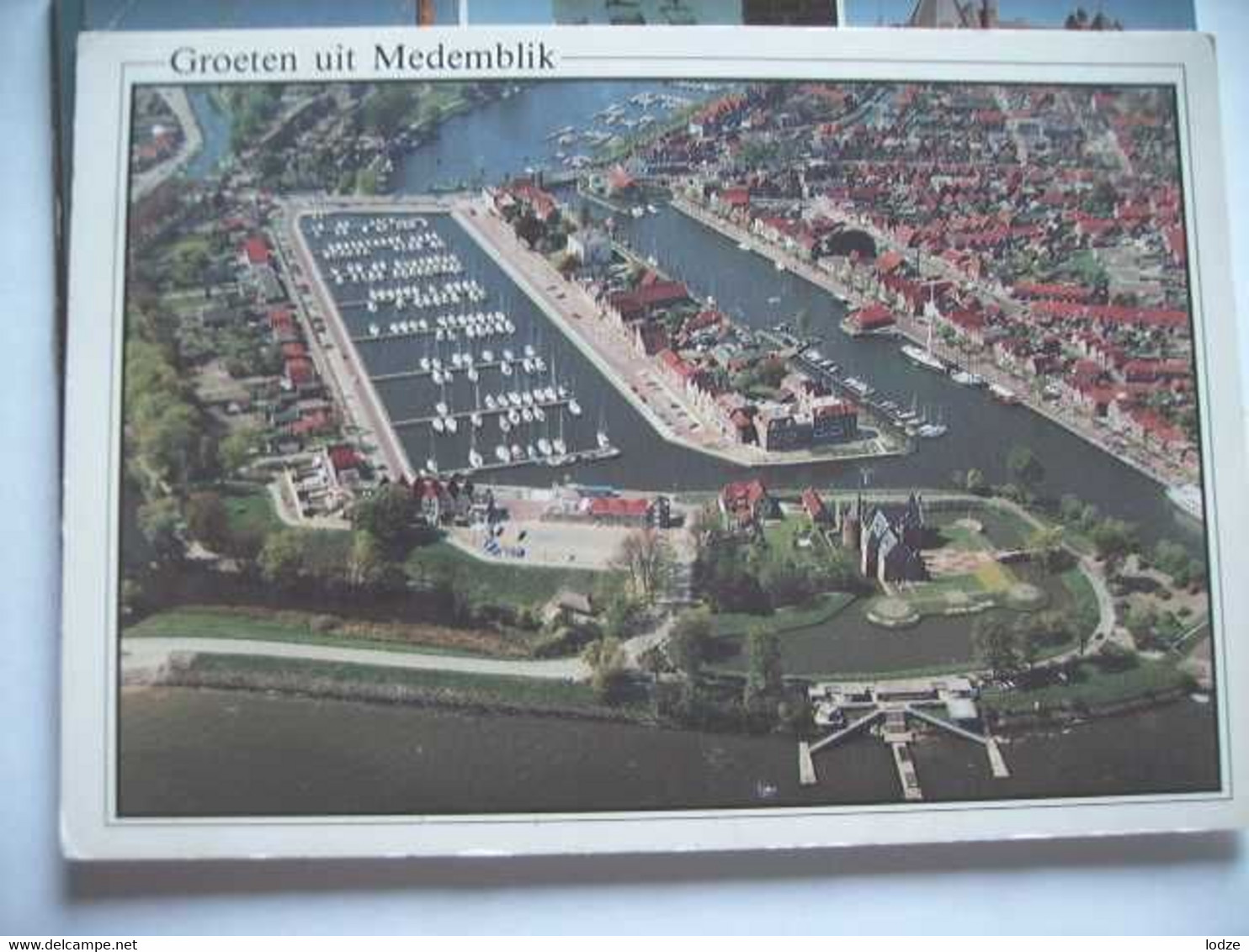 Nederland Holland Pays Bas Medemblik Met Een Luchtfoto - Medemblik