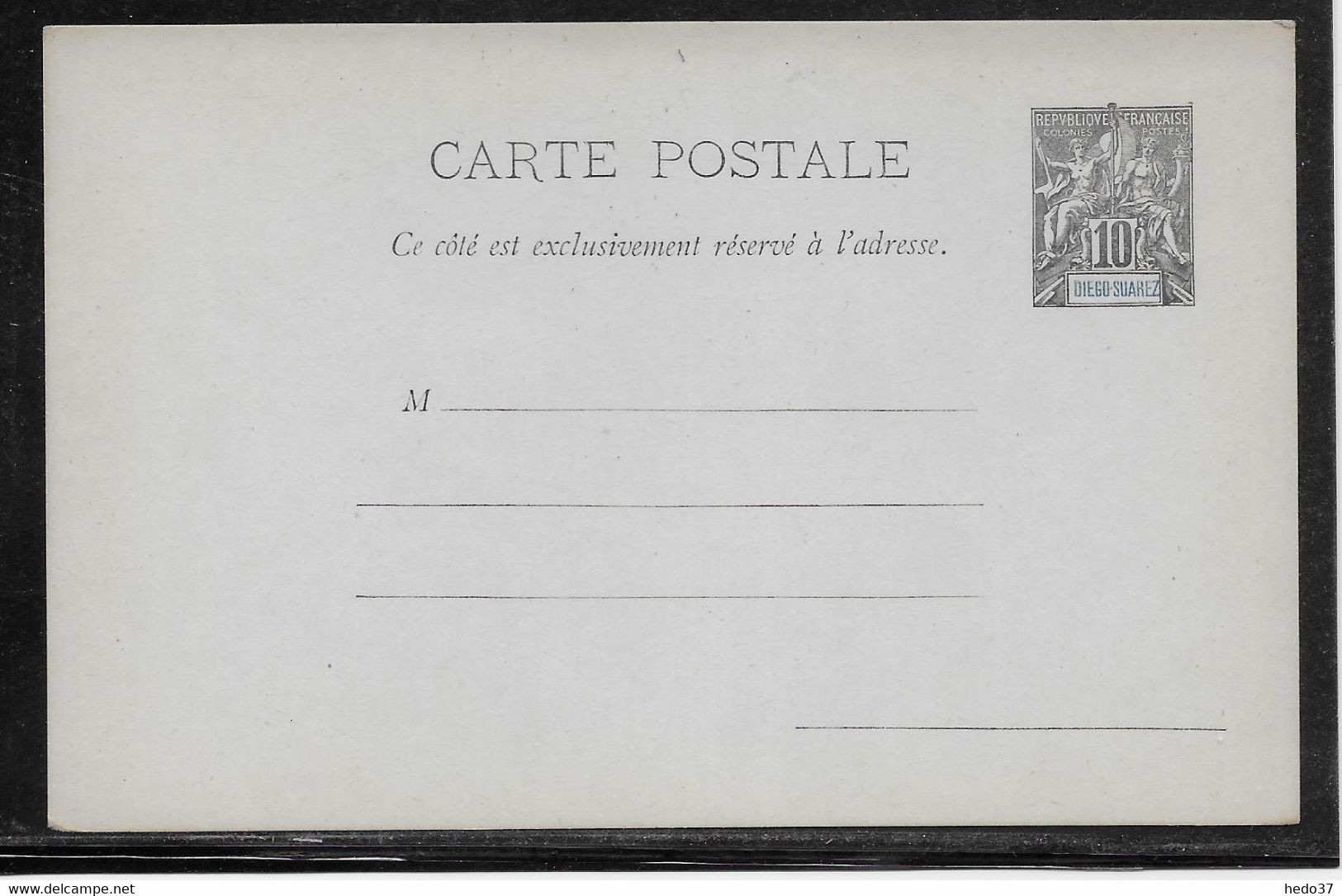 Diégo-Suarez - Entiers Postaux Acep CP 6 - TB - Lettres & Documents