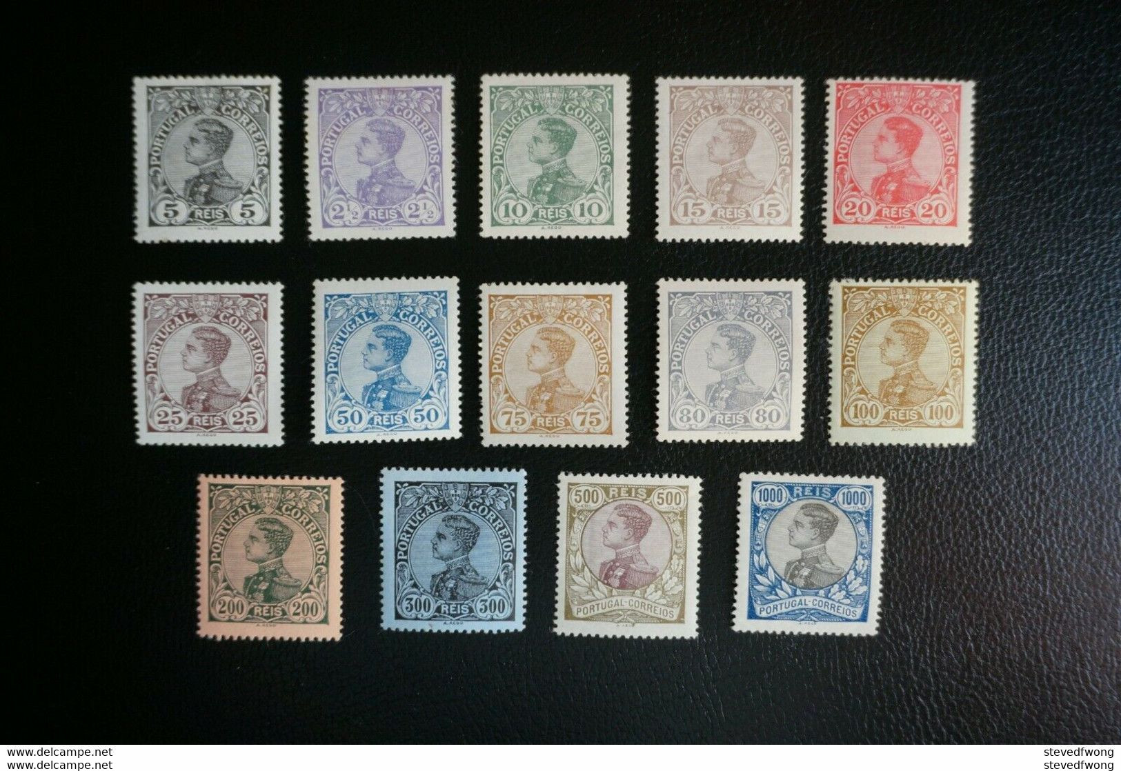 (T4) Portugal 1910 D. Manuel II Good Set - Af. 156/169 (MH) - Otros & Sin Clasificación