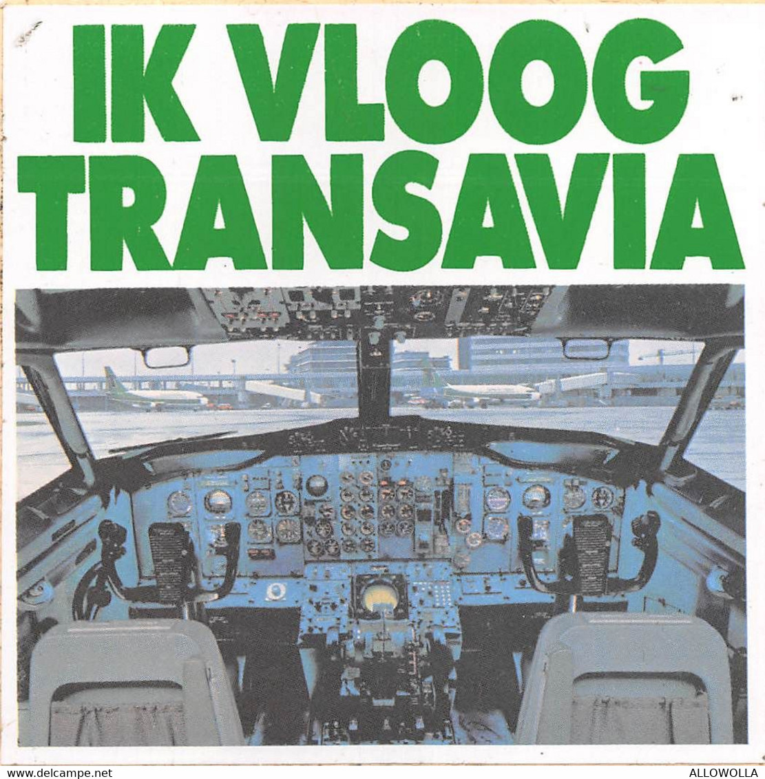 12498 " IK VLOOG TRANSAVIA " ZELFKLEVEND-AUTOADESIVO - Aufkleber