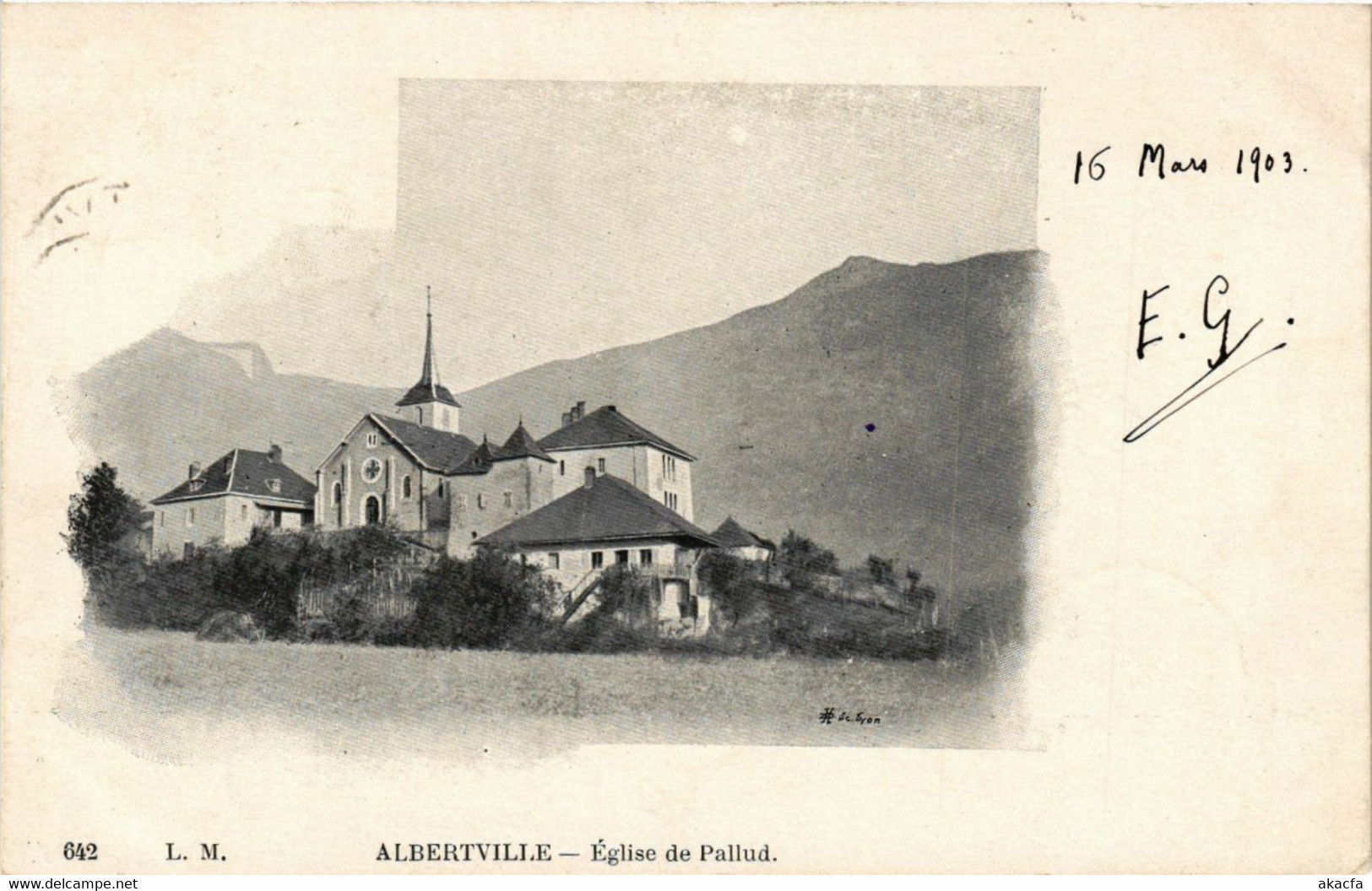 CPA AK ALBERTVILLE - Église De Pallud (713197) - Albertville