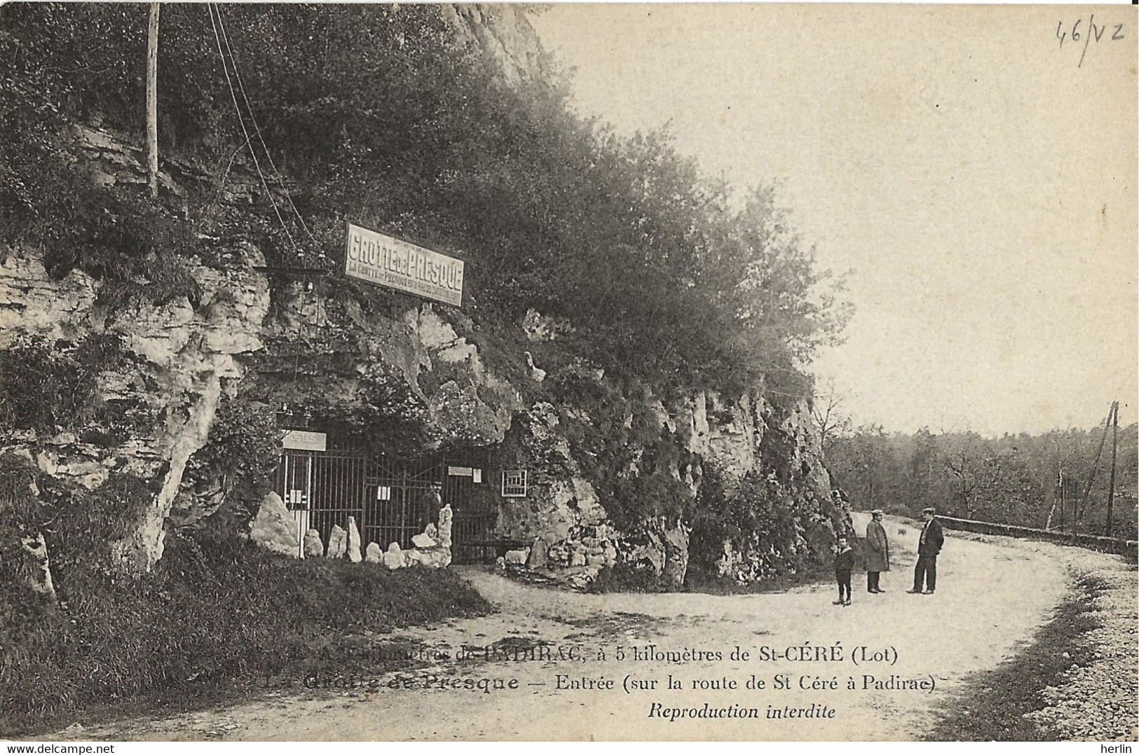 46 - SAINT-MEDARD-DE-PRESQUE - La Grotte De Presque - Entrée Sur La Route De St-Céré à Padirac (impeccable) - Altri & Non Classificati