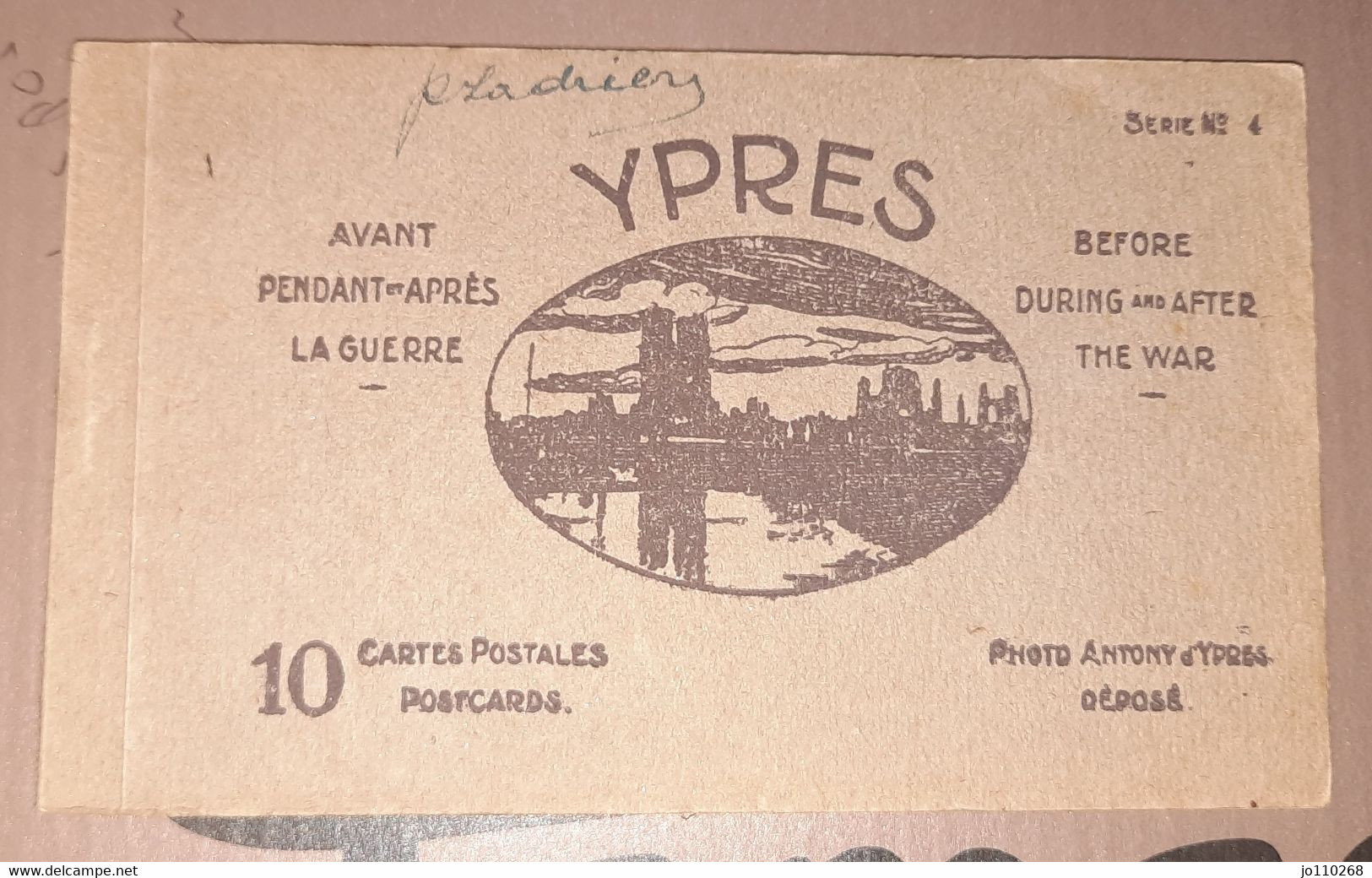 YPRES - 10 CP Avant Pendant Et Après La Guerre - Before During And After The War - Ieper