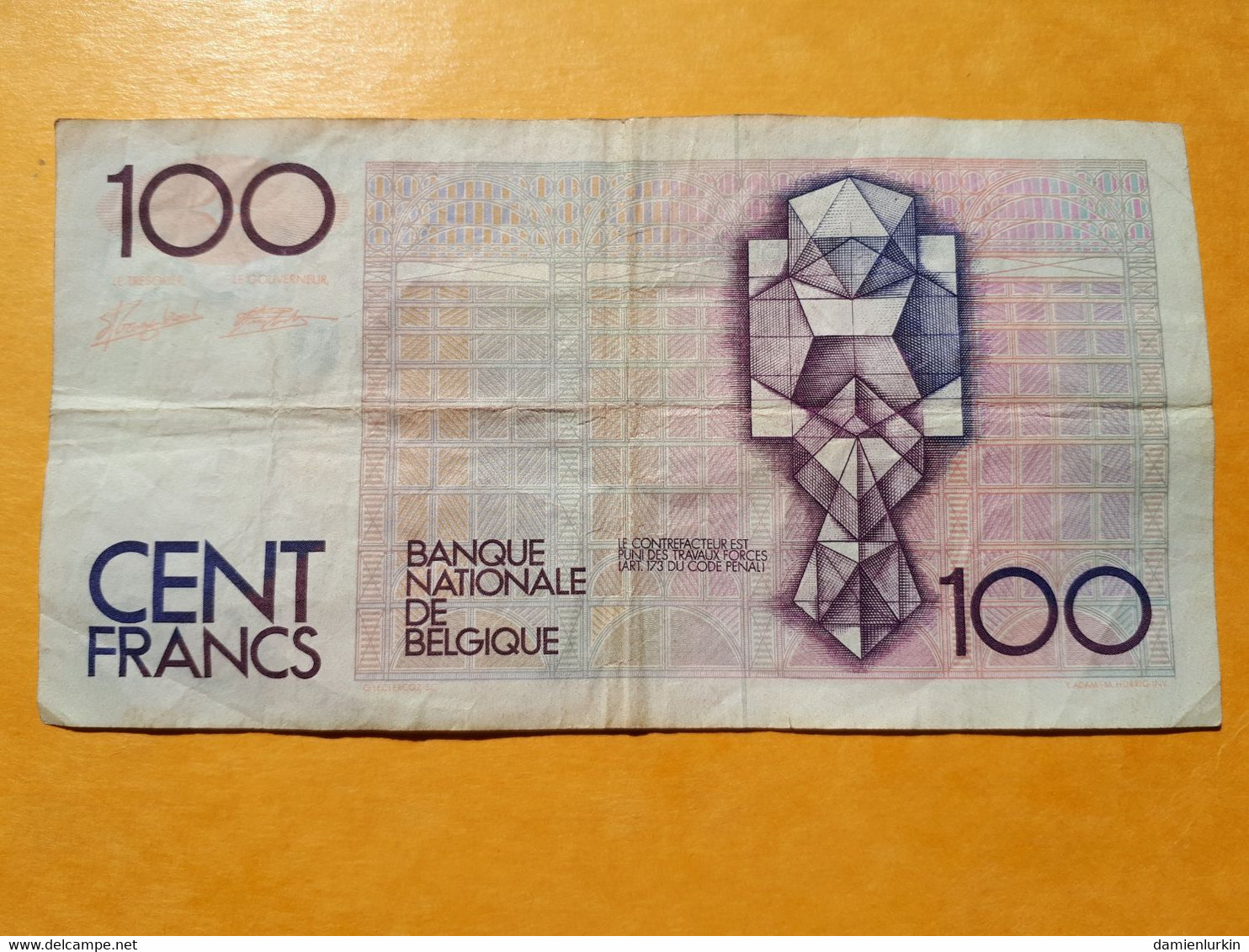 BELGIQUE 100FR 1982-1994 - 100 Francs