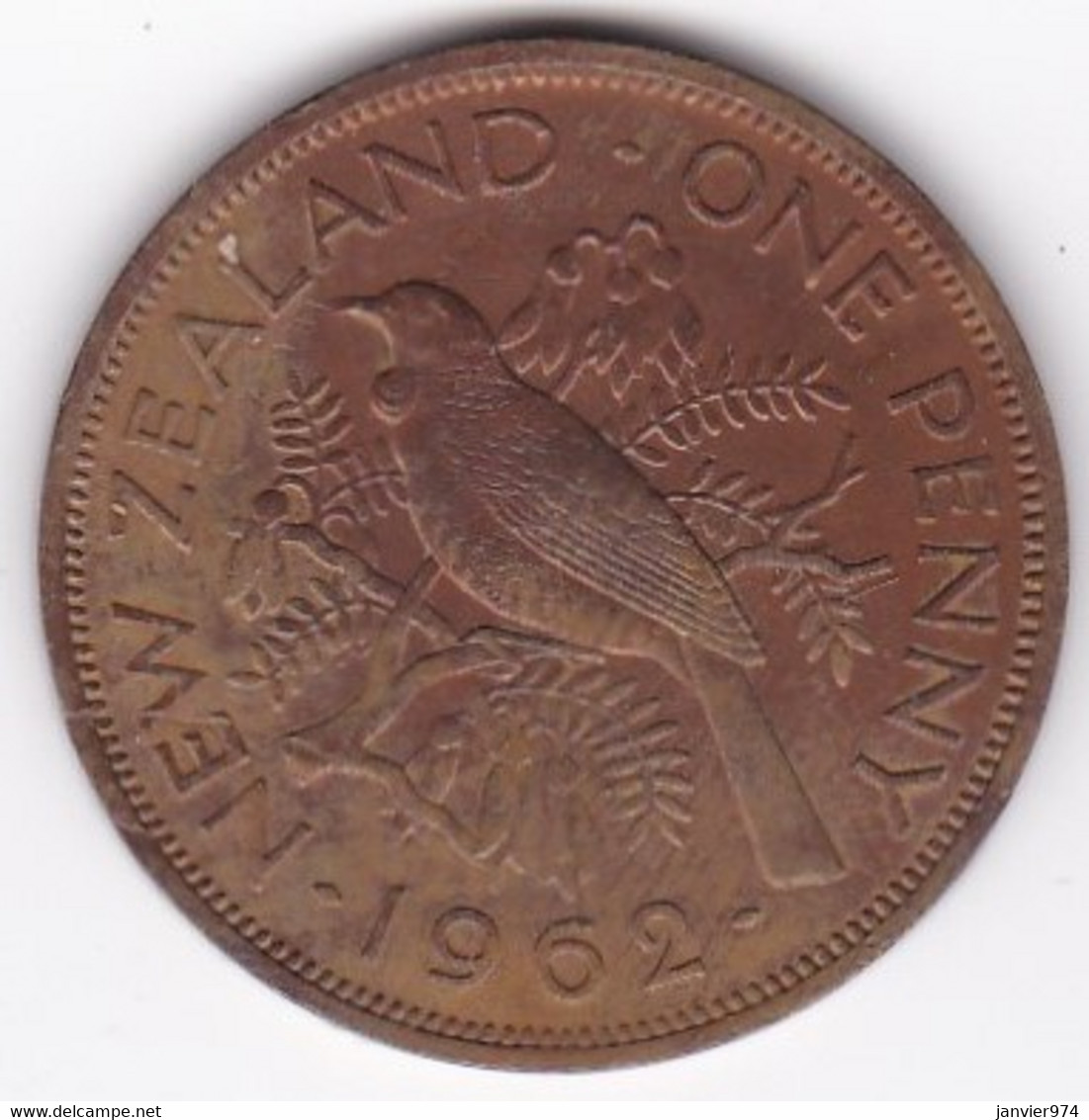 NEW ZEALAND . ONE PENNY 1962. Elizabeth II - New Zealand